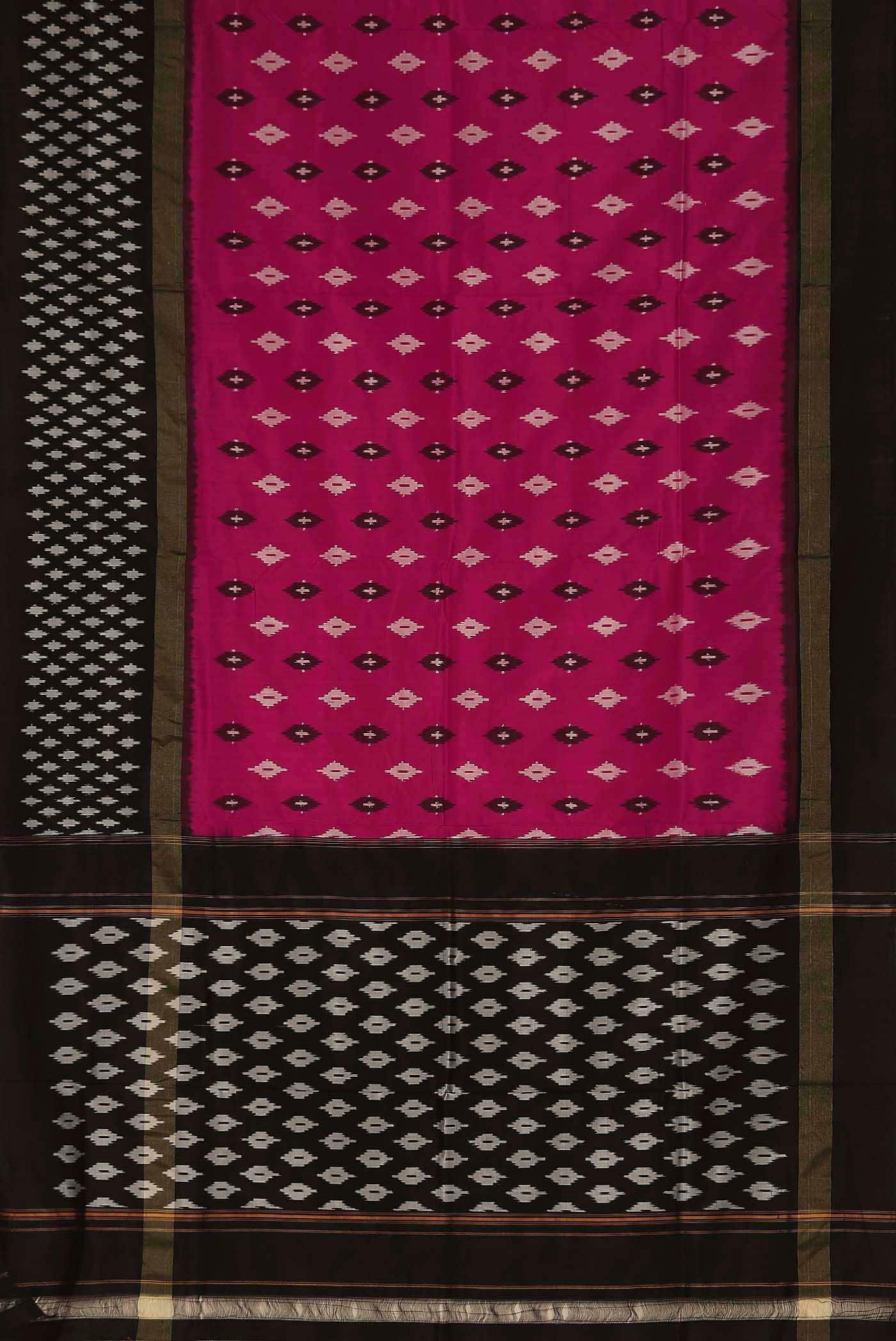 Pink Pochampally Silk Saree