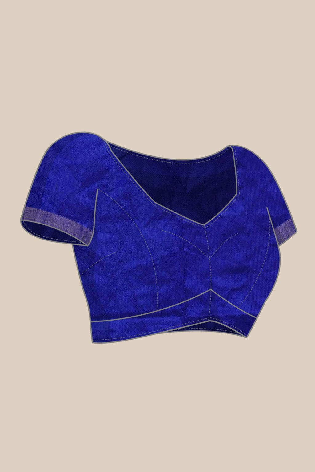 Blue Pochampally Silk Saree