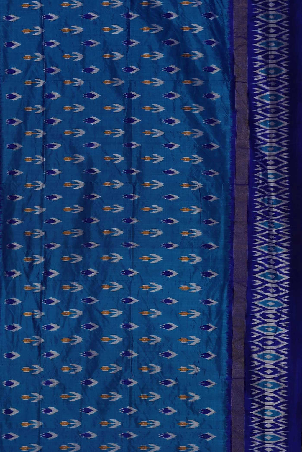 Blue Pochampally Silk Saree