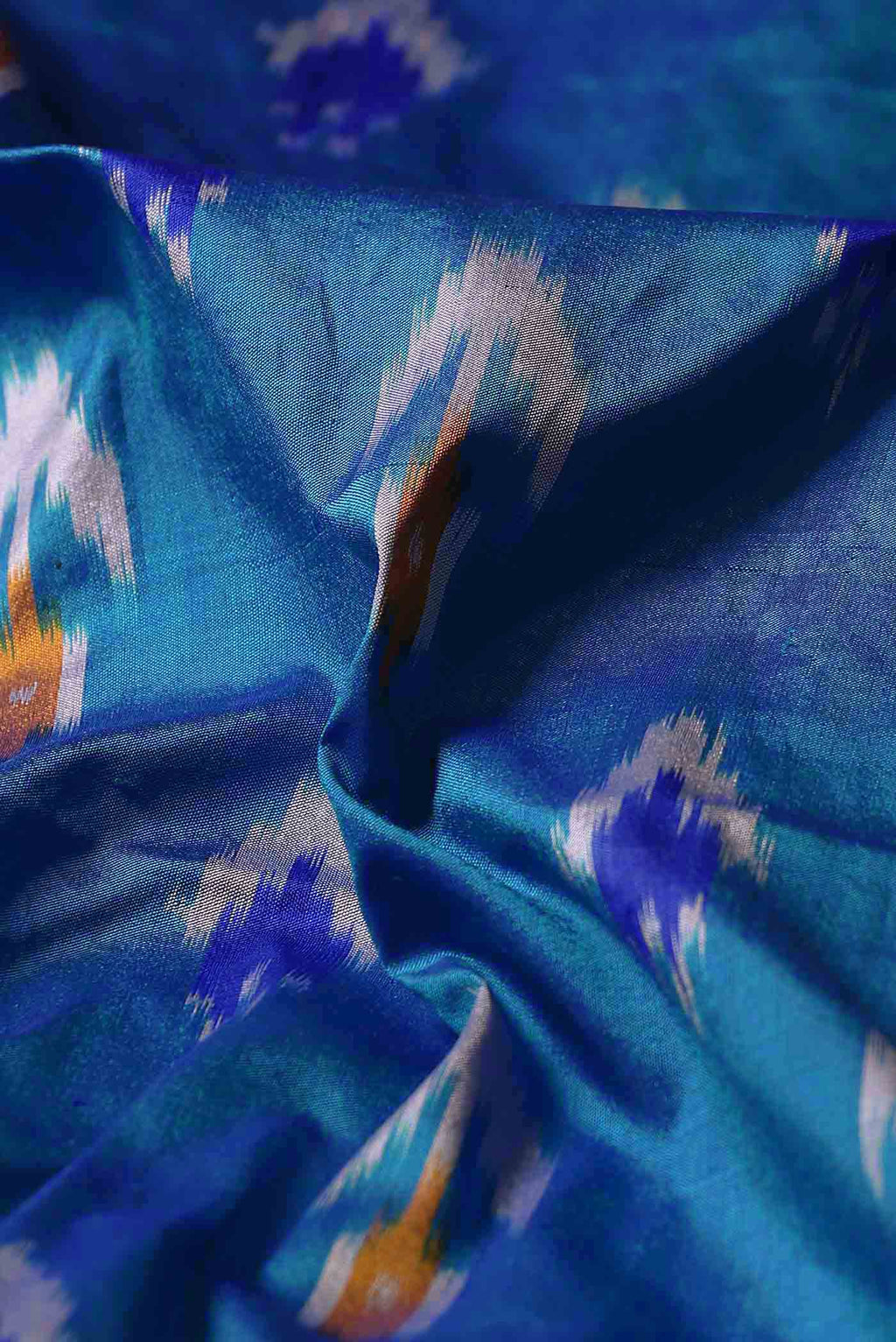 Blue Pochampally Silk Saree