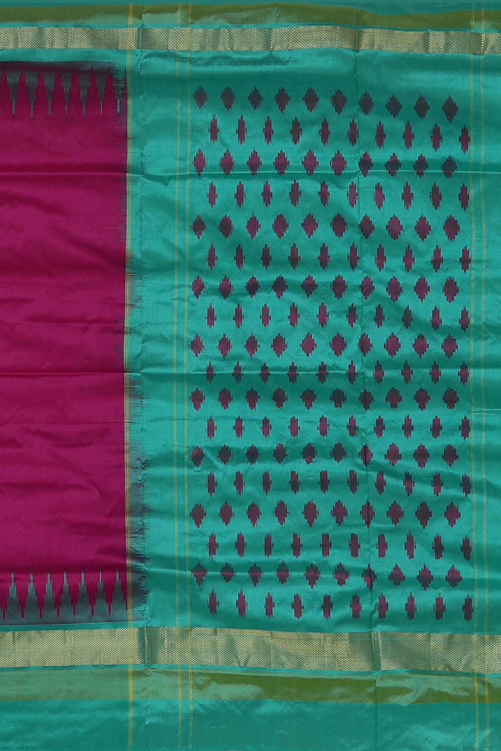 Pink Pochampally Silk Saree