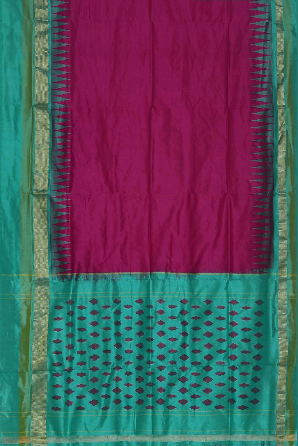 Pink Pochampally Silk Saree