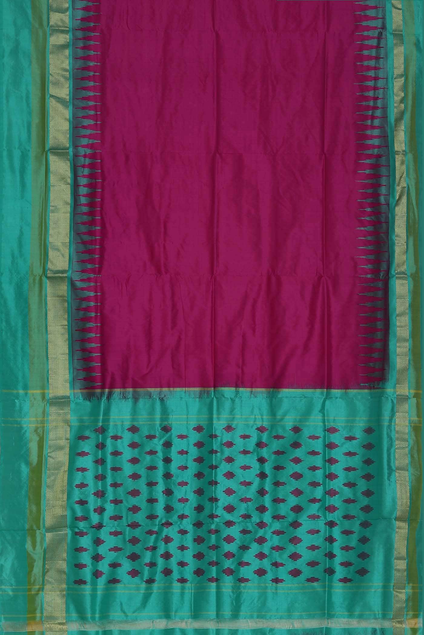 Pink Pochampally Silk Saree