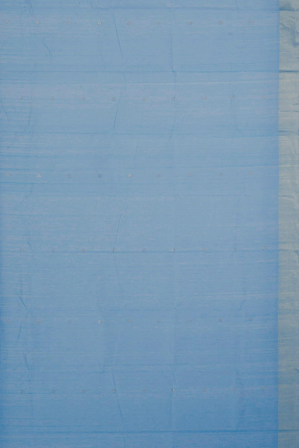 Blue Chanderi Silk Cotton Saree