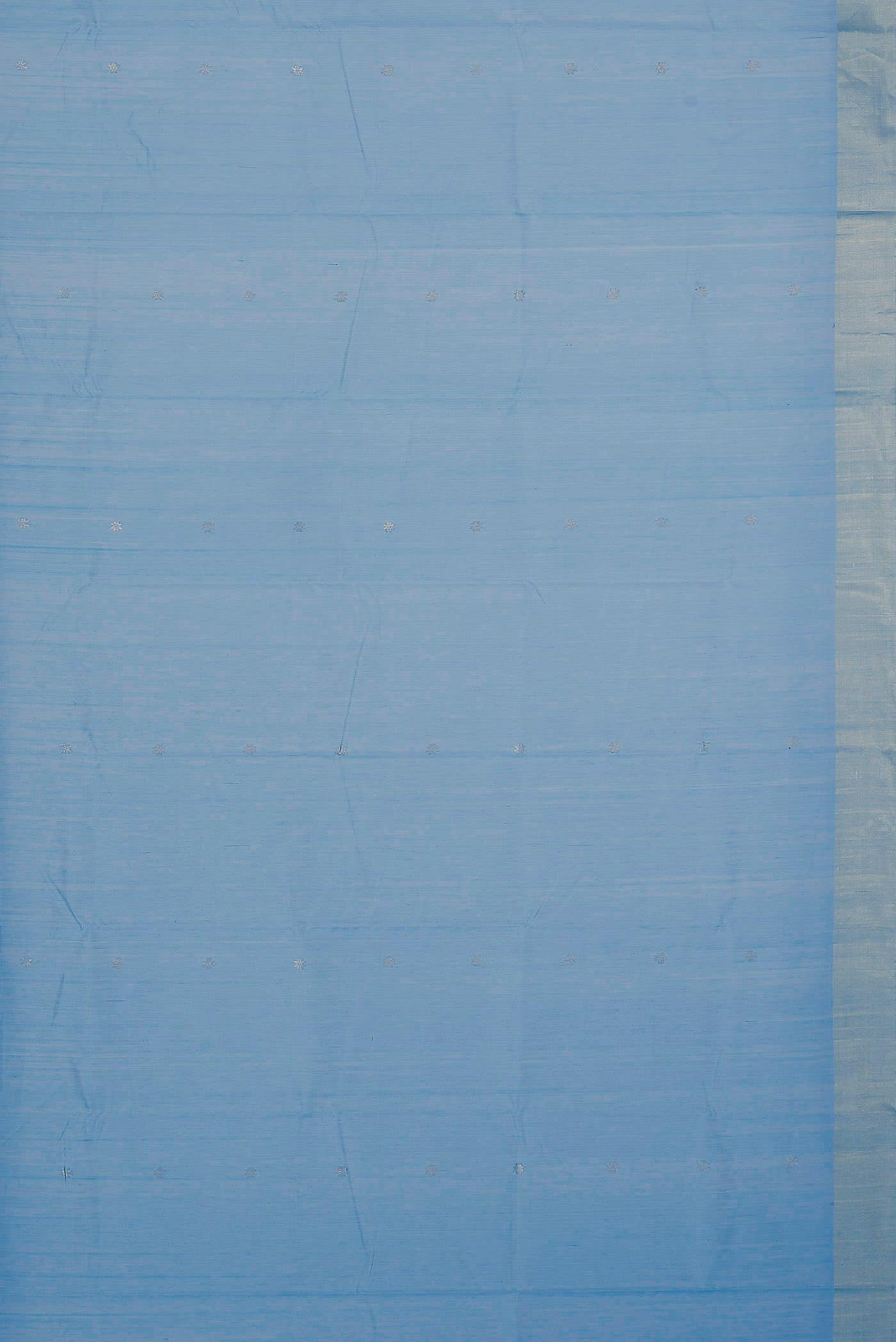 Blue Chanderi Silk Cotton Saree
