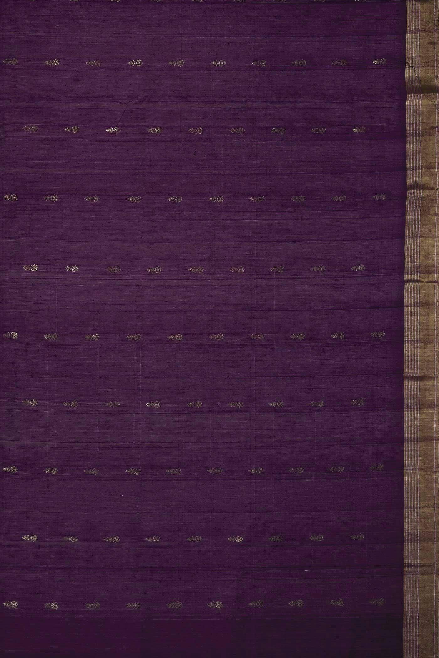 Purple Chanderi Silk Cotton Saree