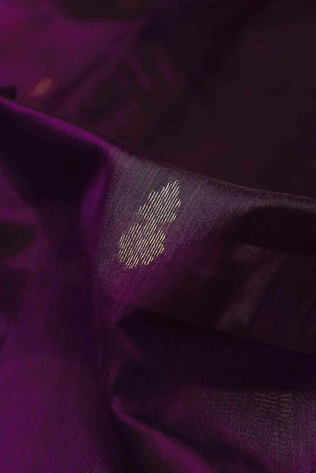 Purple Chanderi Silk Cotton Saree