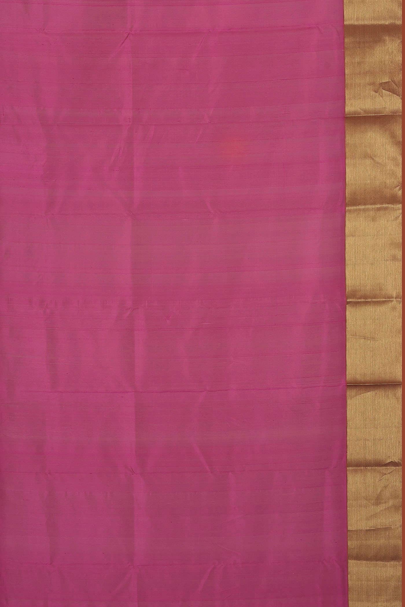 Pink Chanderi Silk Saree