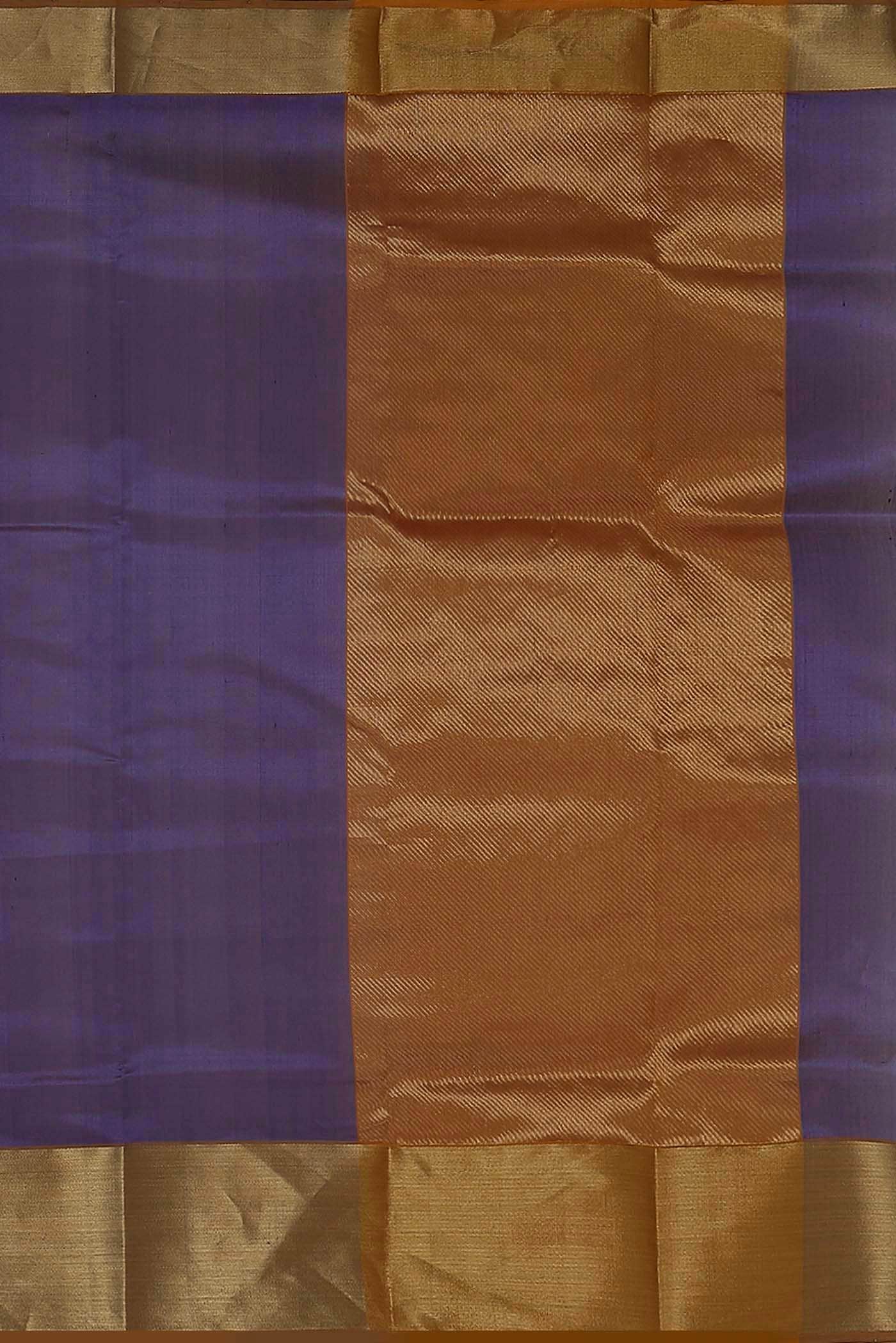 Violet Chanderi Silk Saree