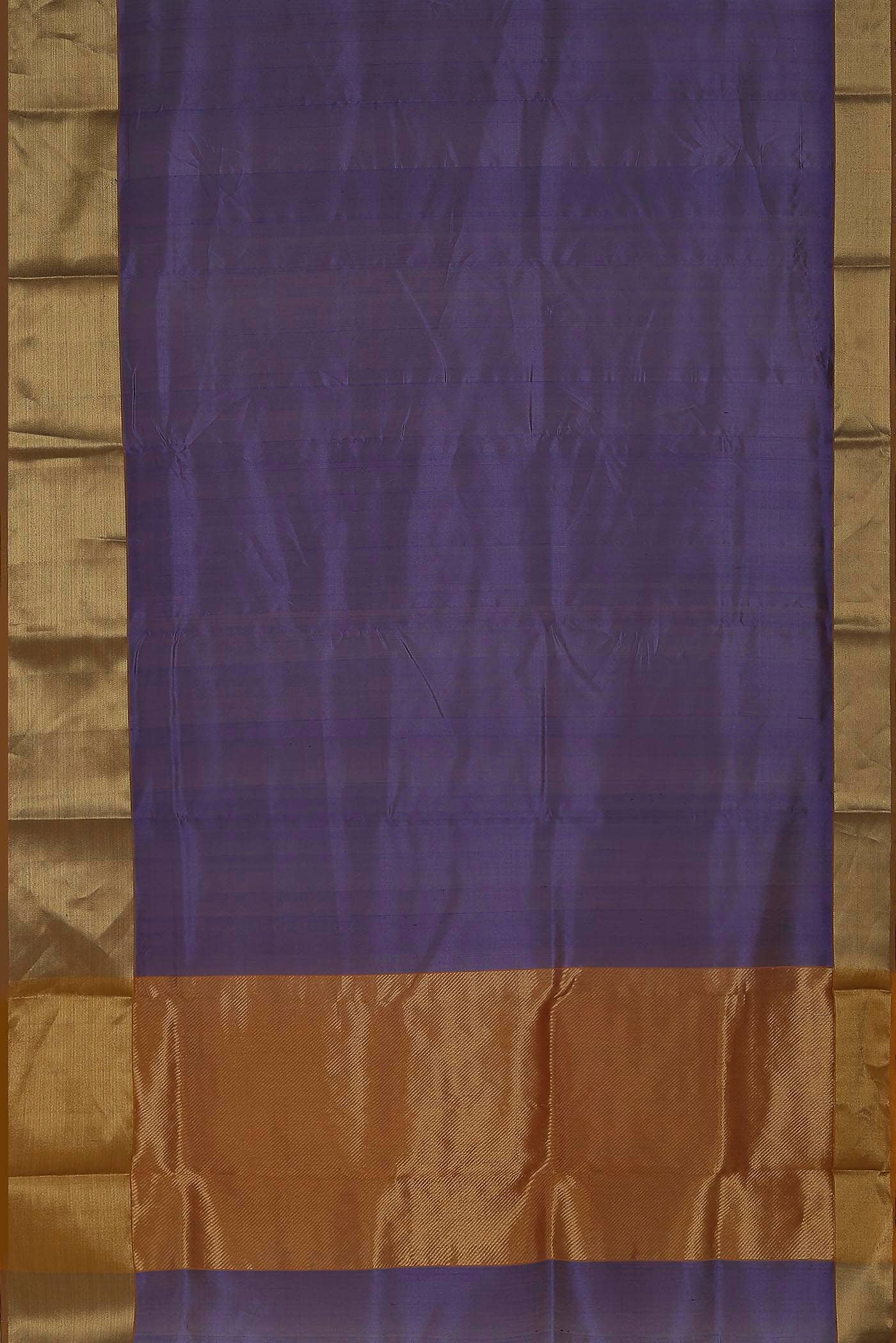 Violet Chanderi Silk Saree