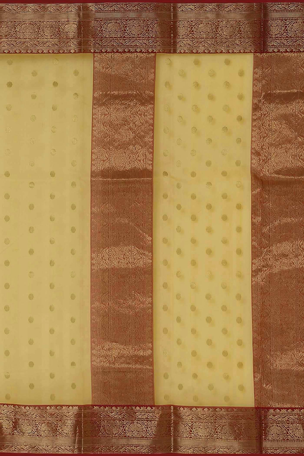 Yellow Chanderi Silk Cotton Saree