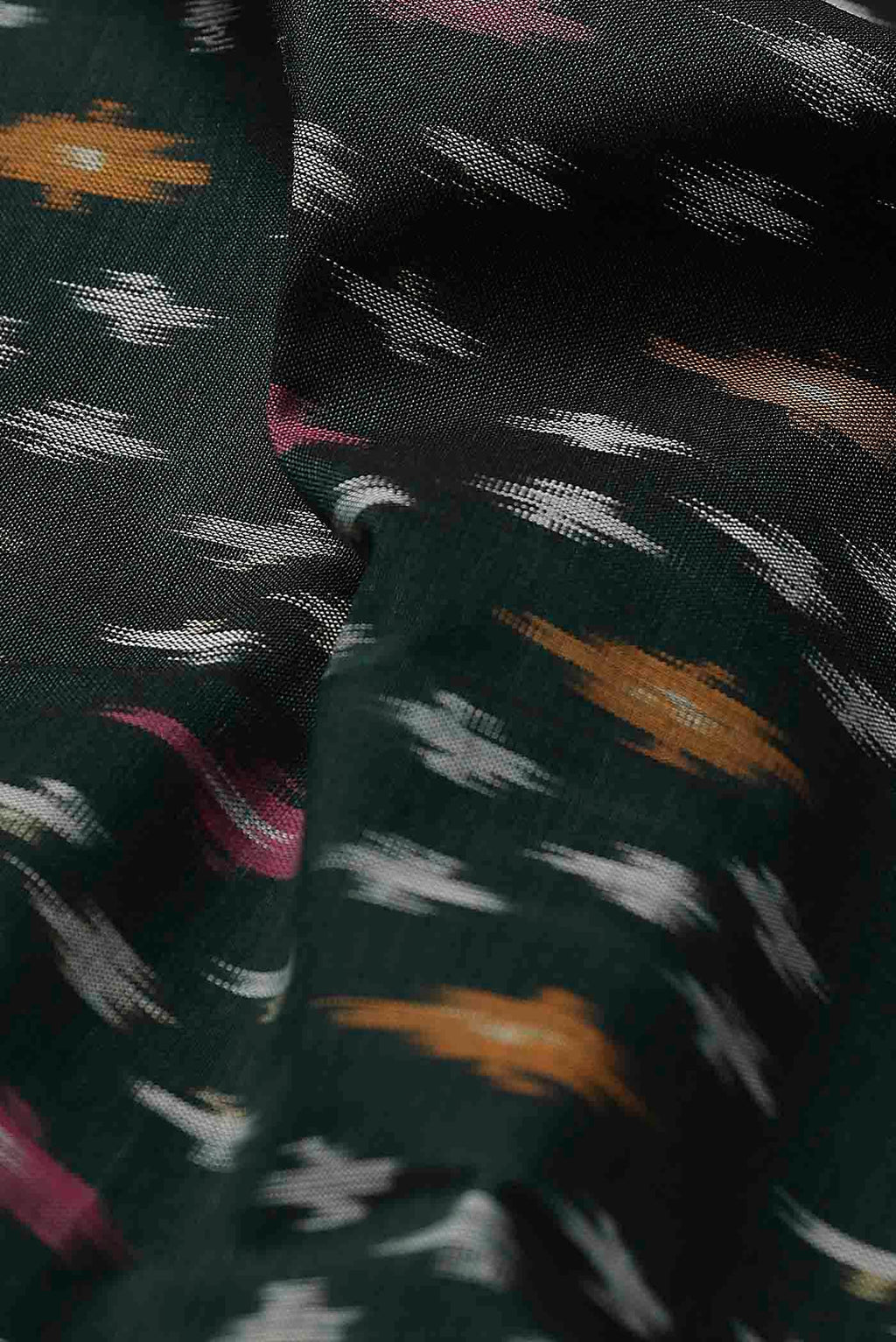 Black Pochampally Cotton Saree