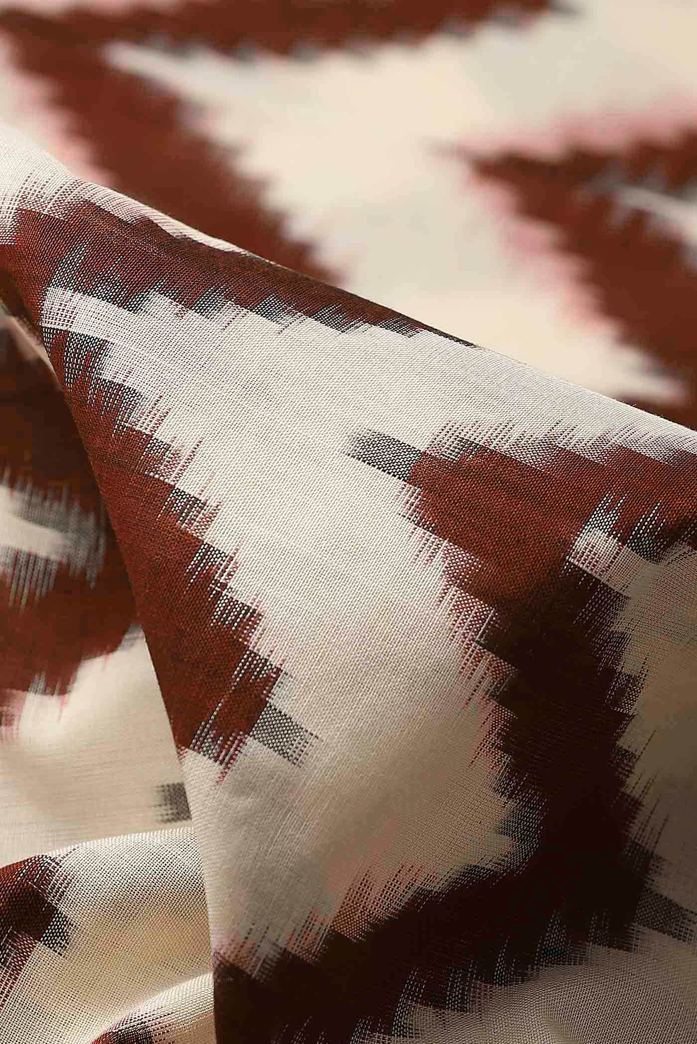 Cream Pochampally Cotton Saree