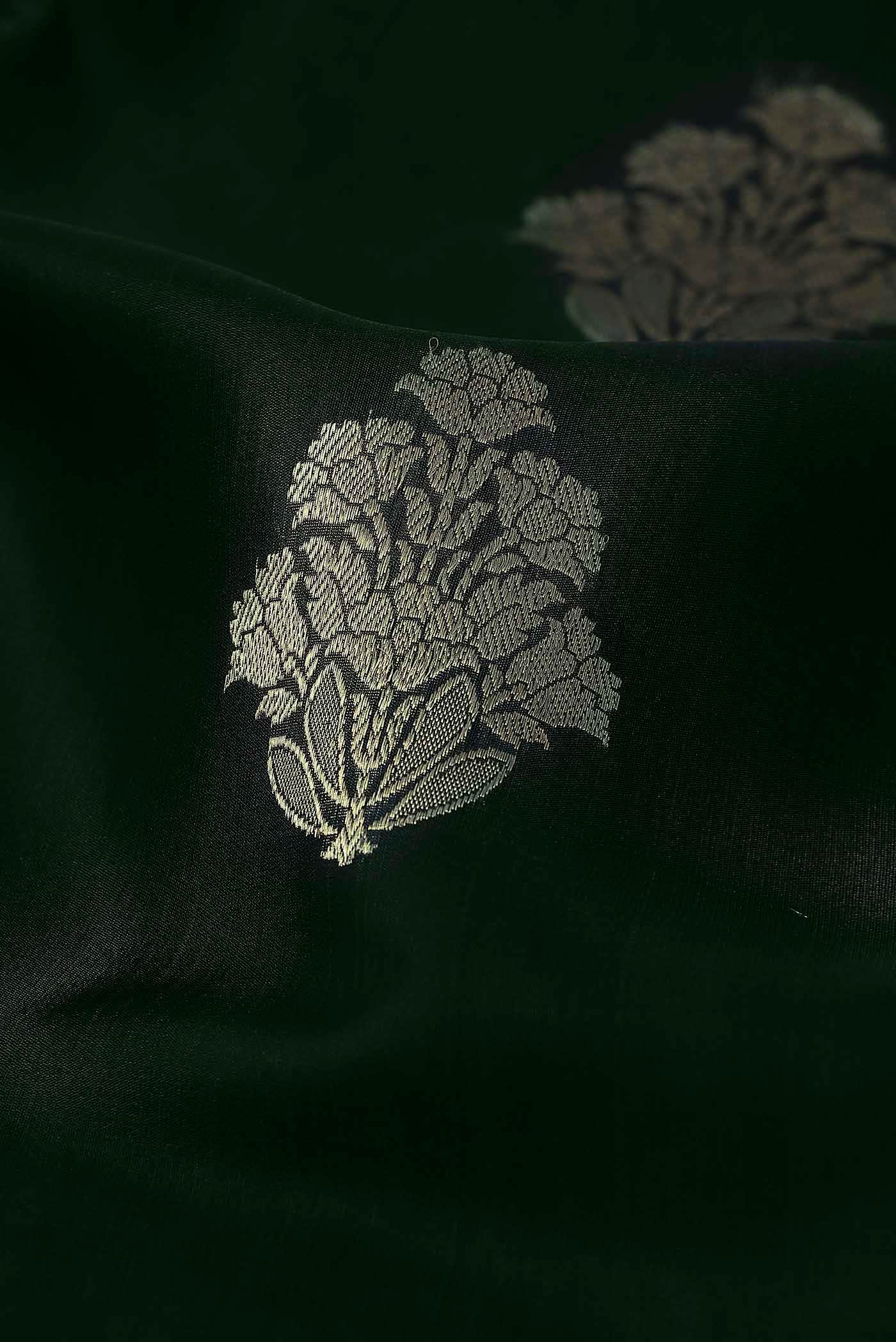 Black Banarasi Silk Saree