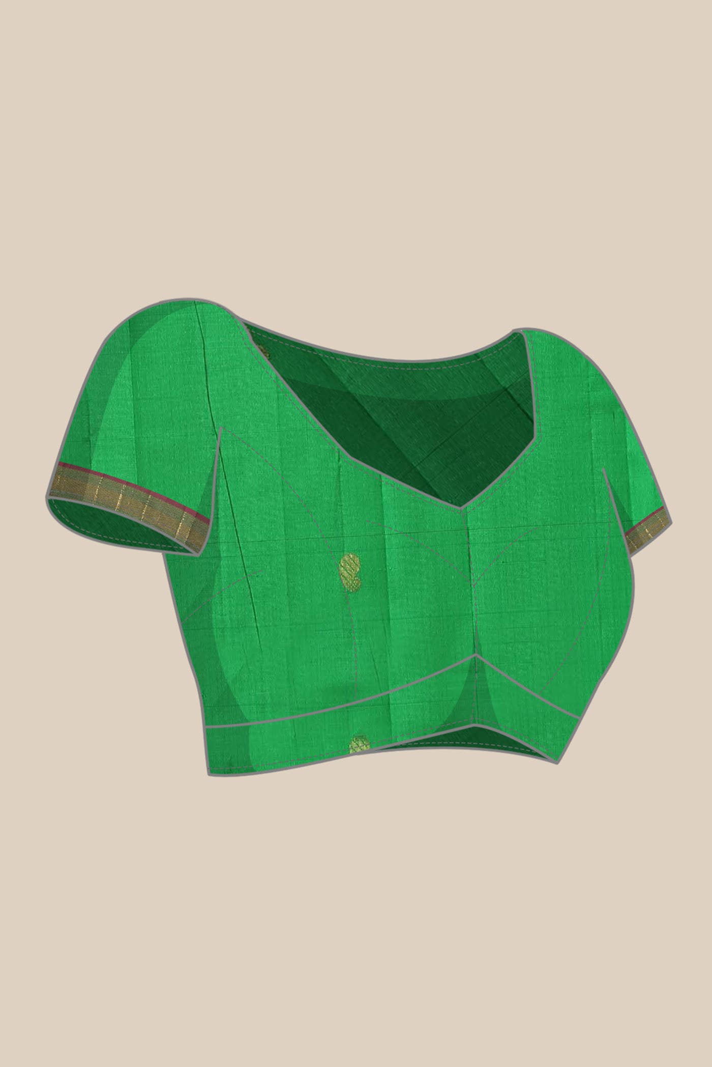 Green Kanchipuram Silk Saree