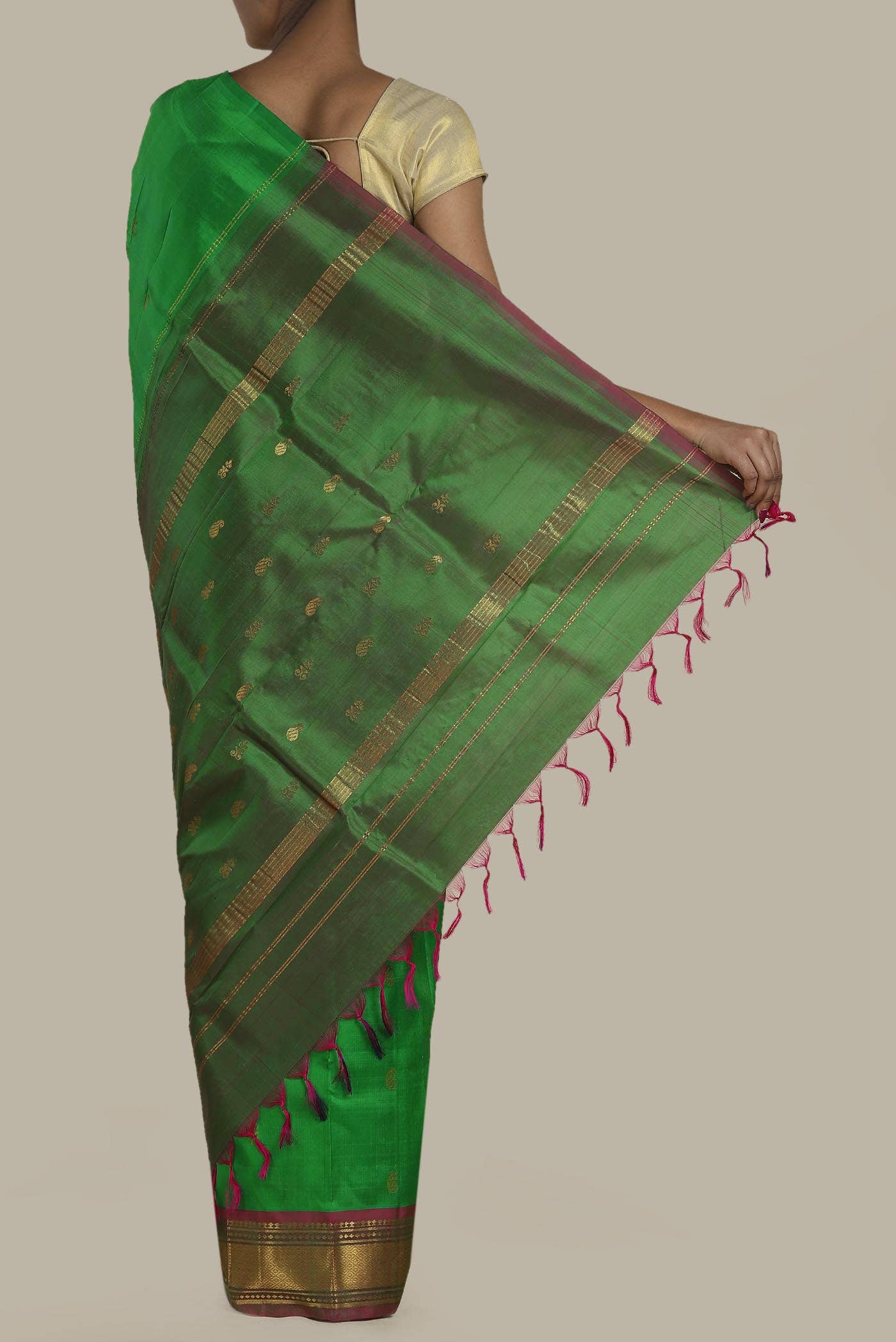 Green Kanchipuram Silk Saree