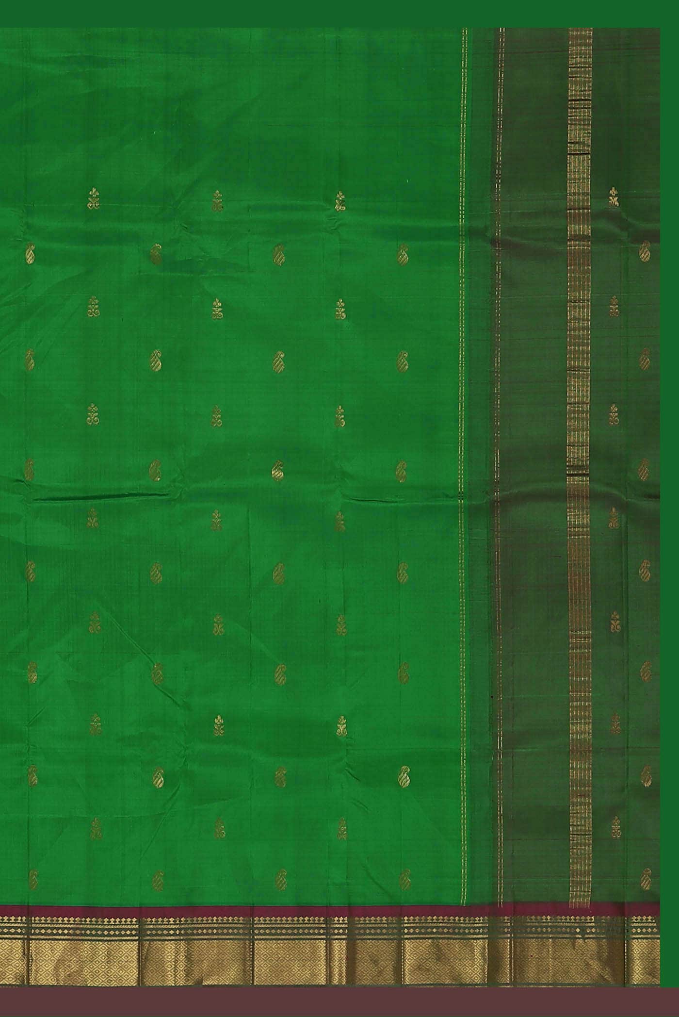 Green Kanchipuram Silk Saree