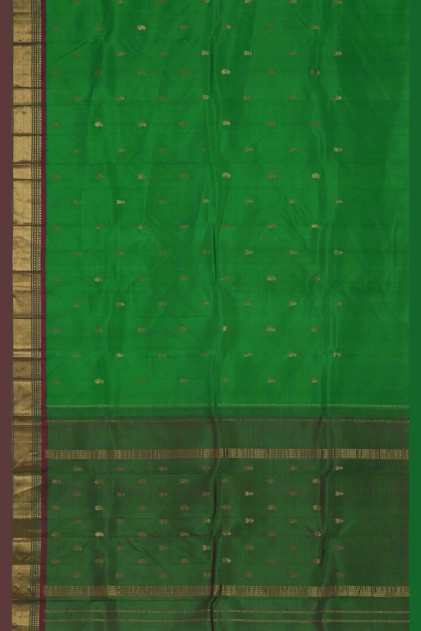 Green Kanchipuram Silk Saree