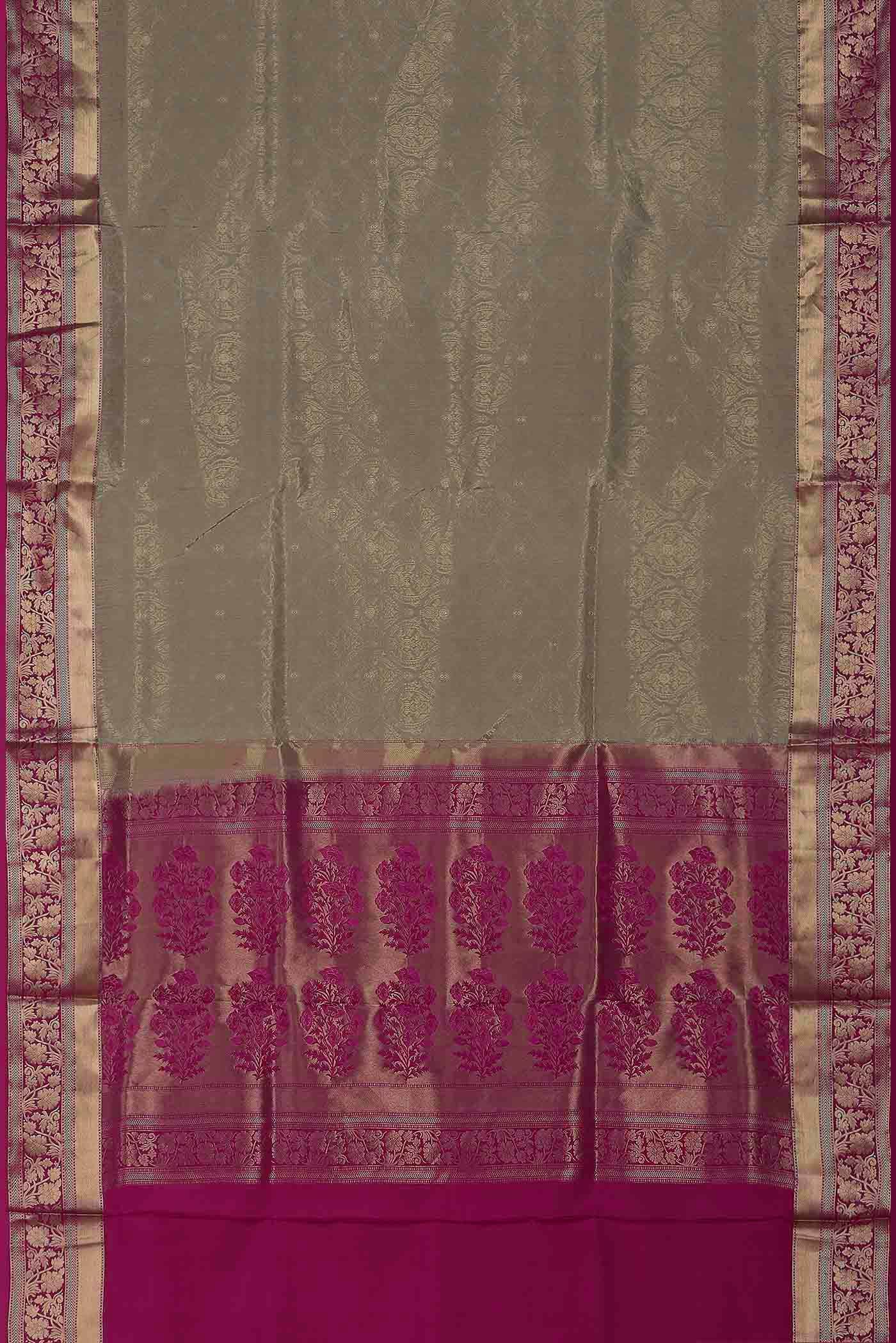 Beige Soft Silk Saree