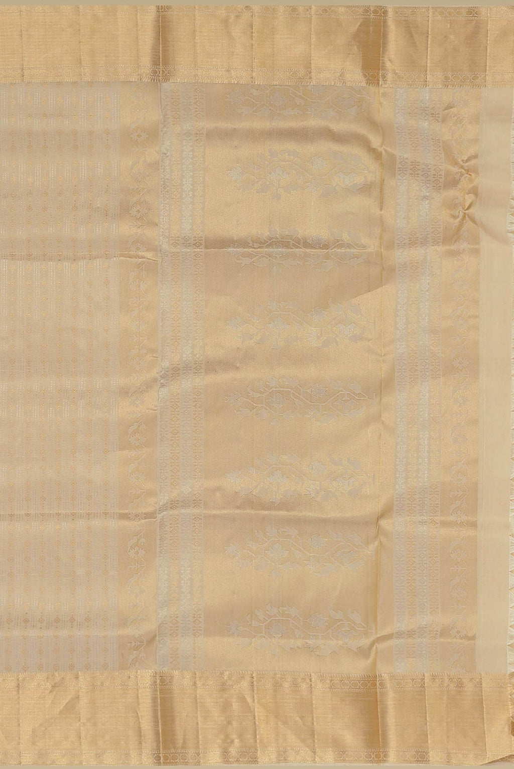 Cream Soft Silk Saree