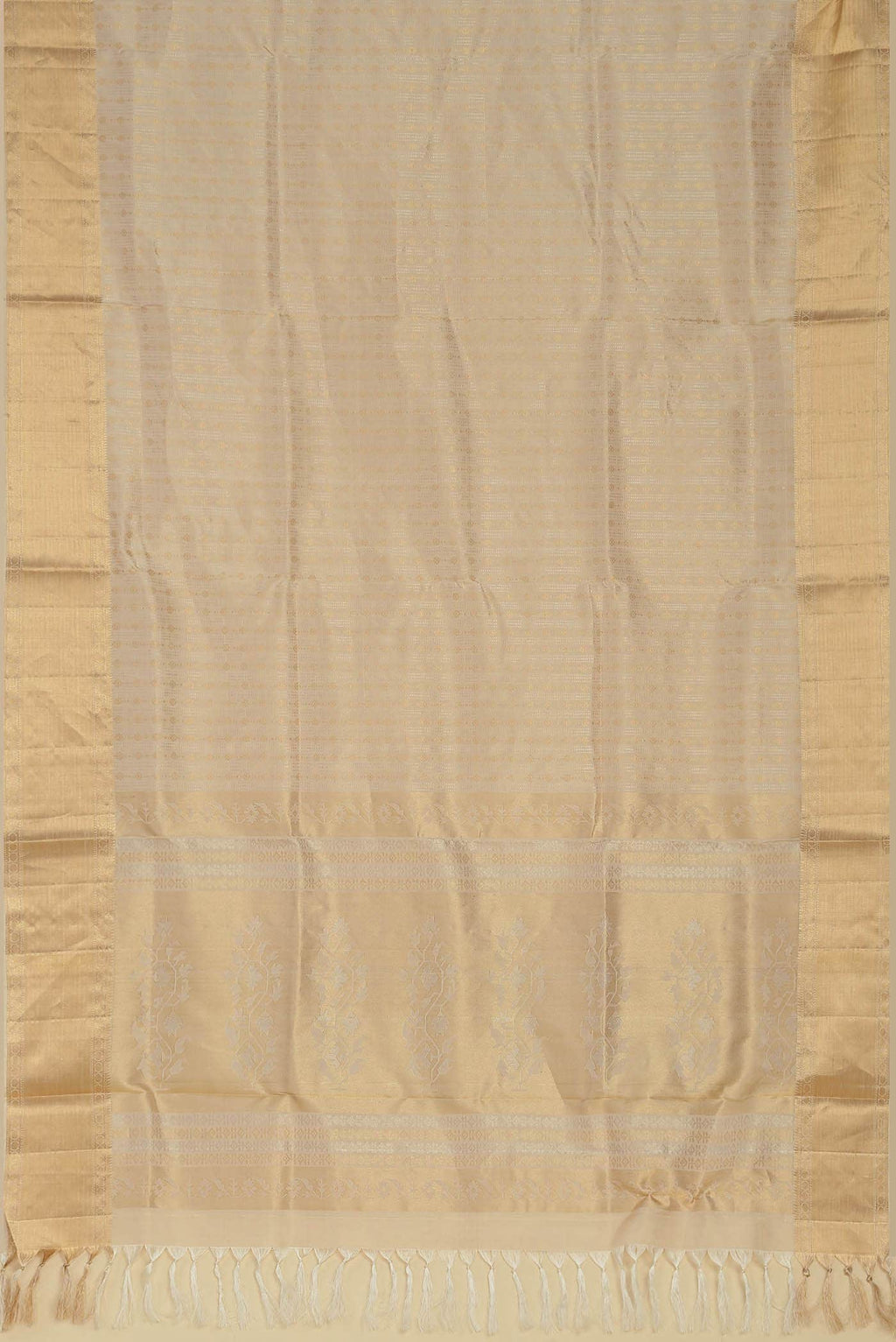 Cream Soft Silk Saree