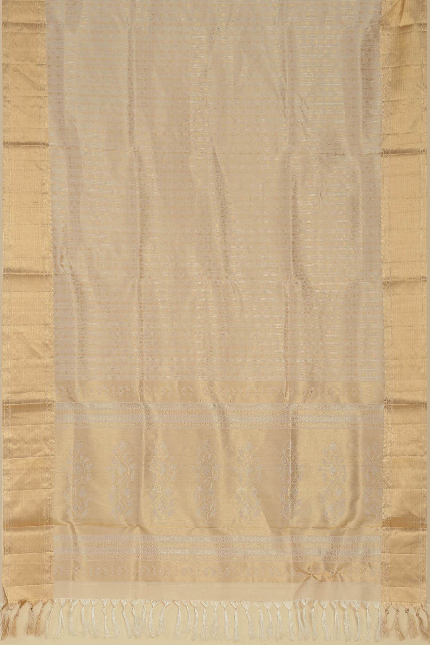 Cream Soft Silk Saree