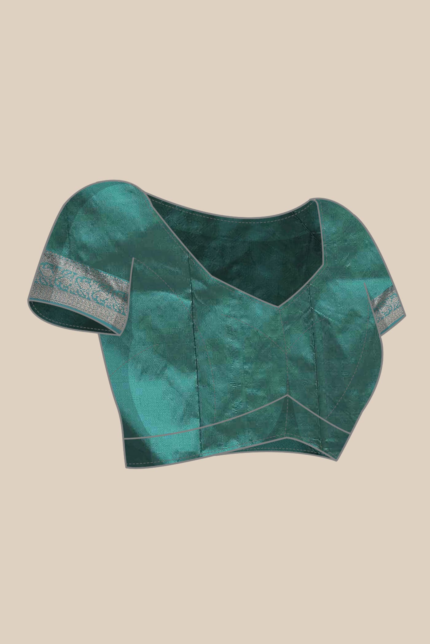 Navy Blue Banarasi Katan Silk Saree