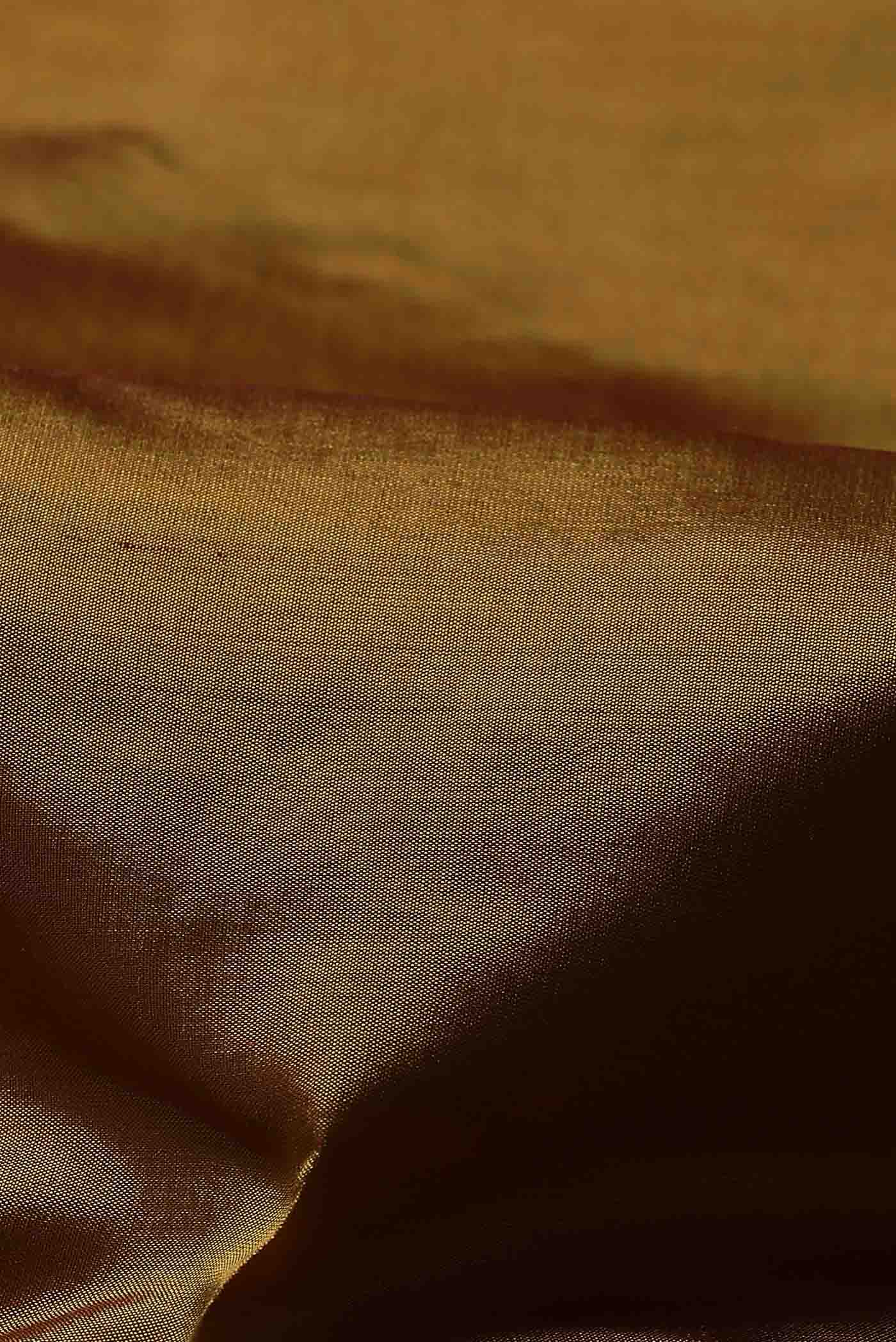 Mustard Banarasi Katan Silk Saree