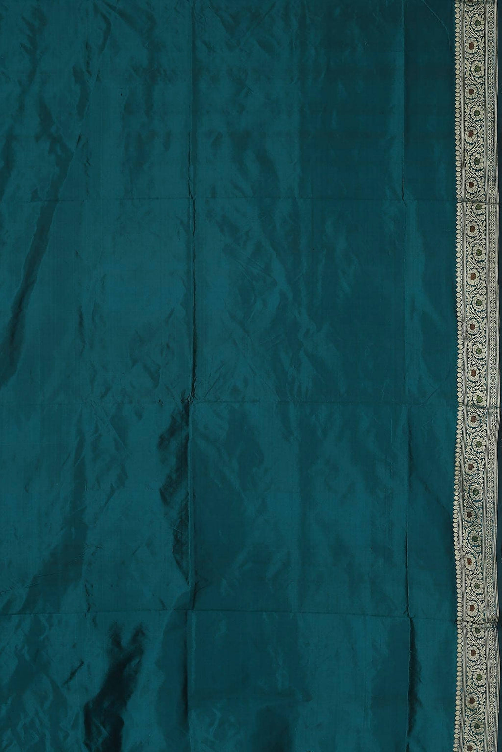 Blue Banarasi Katan Silk Saree