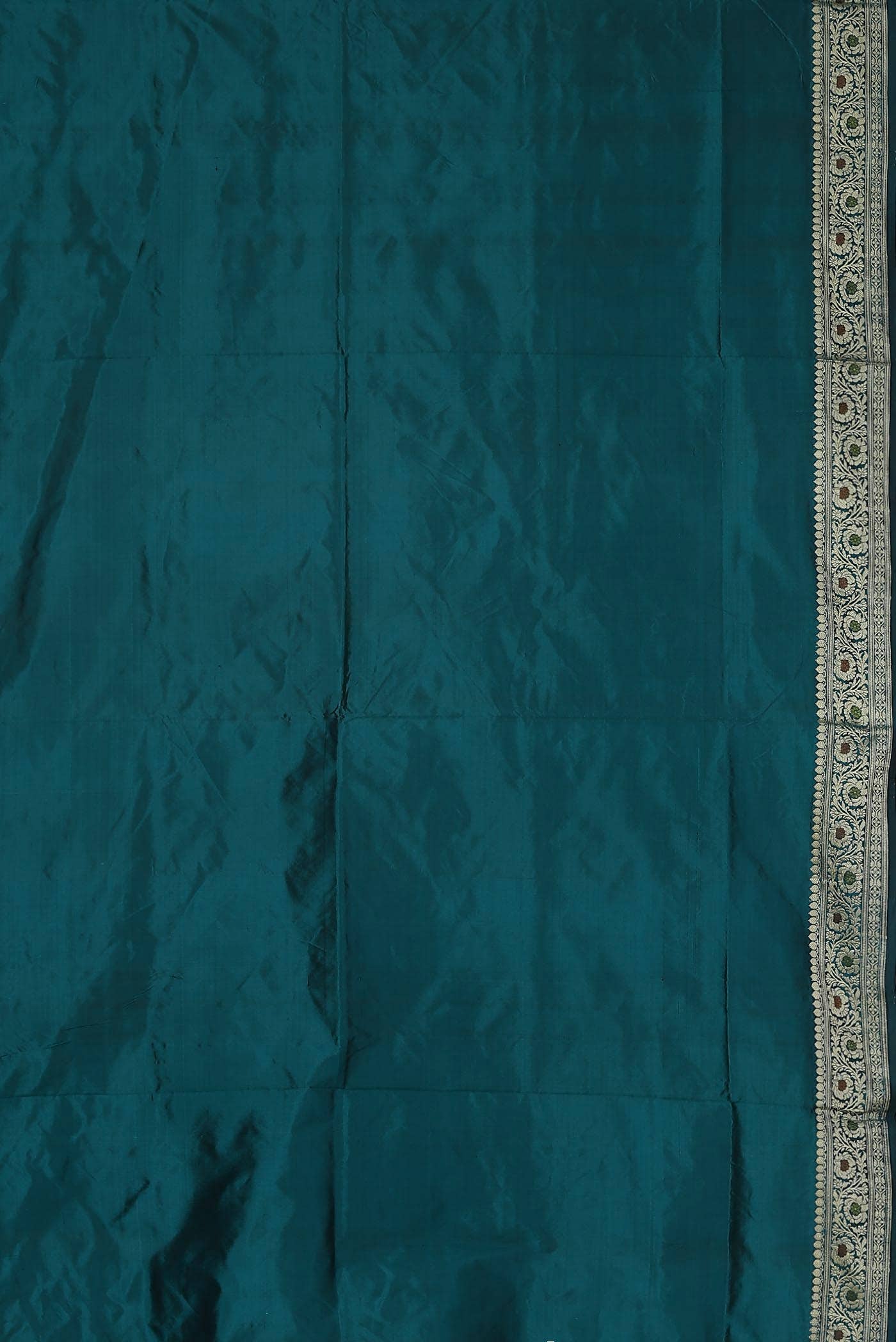 Blue Banarasi Katan Silk Saree