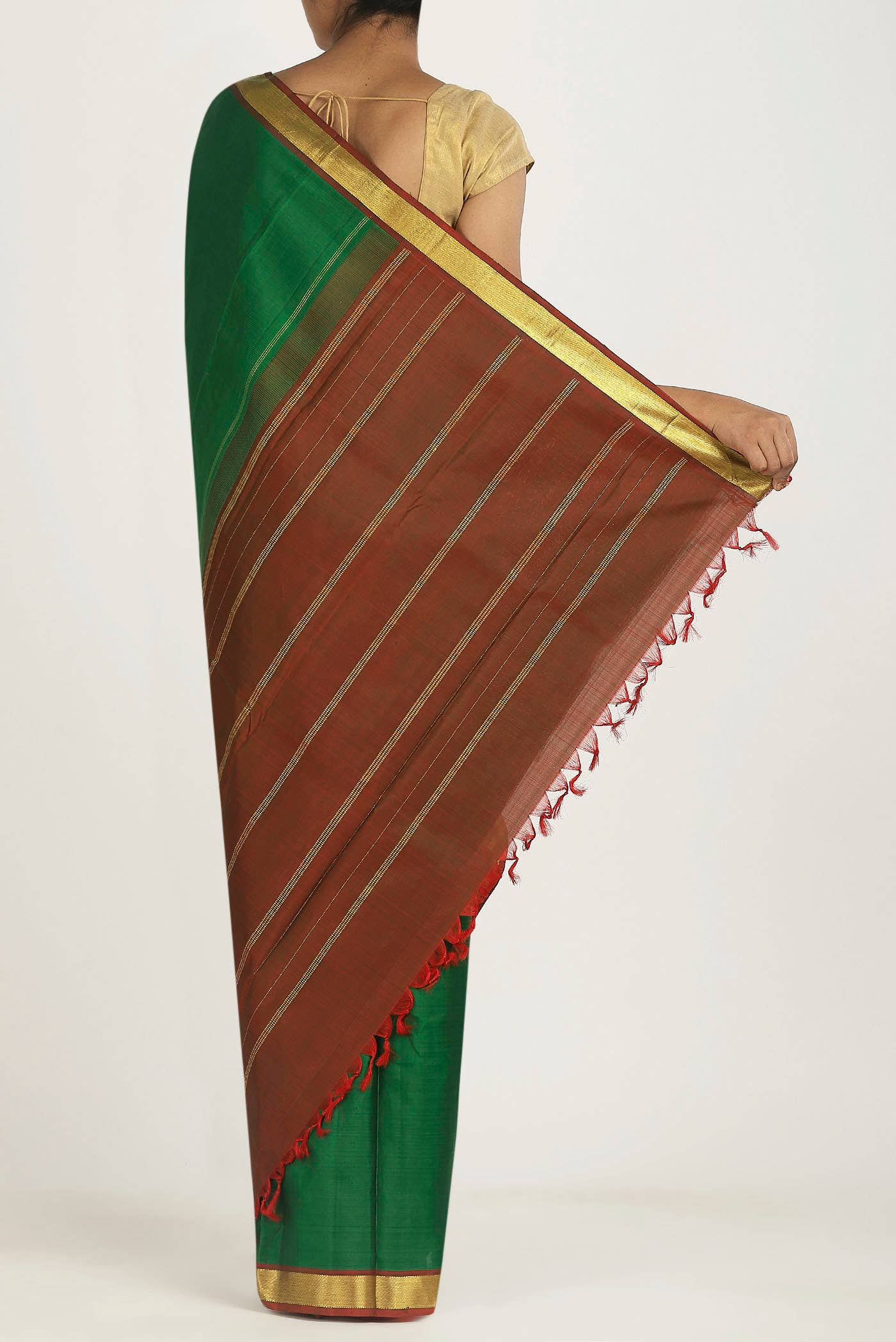 Green Kanchipuram Silk Saree