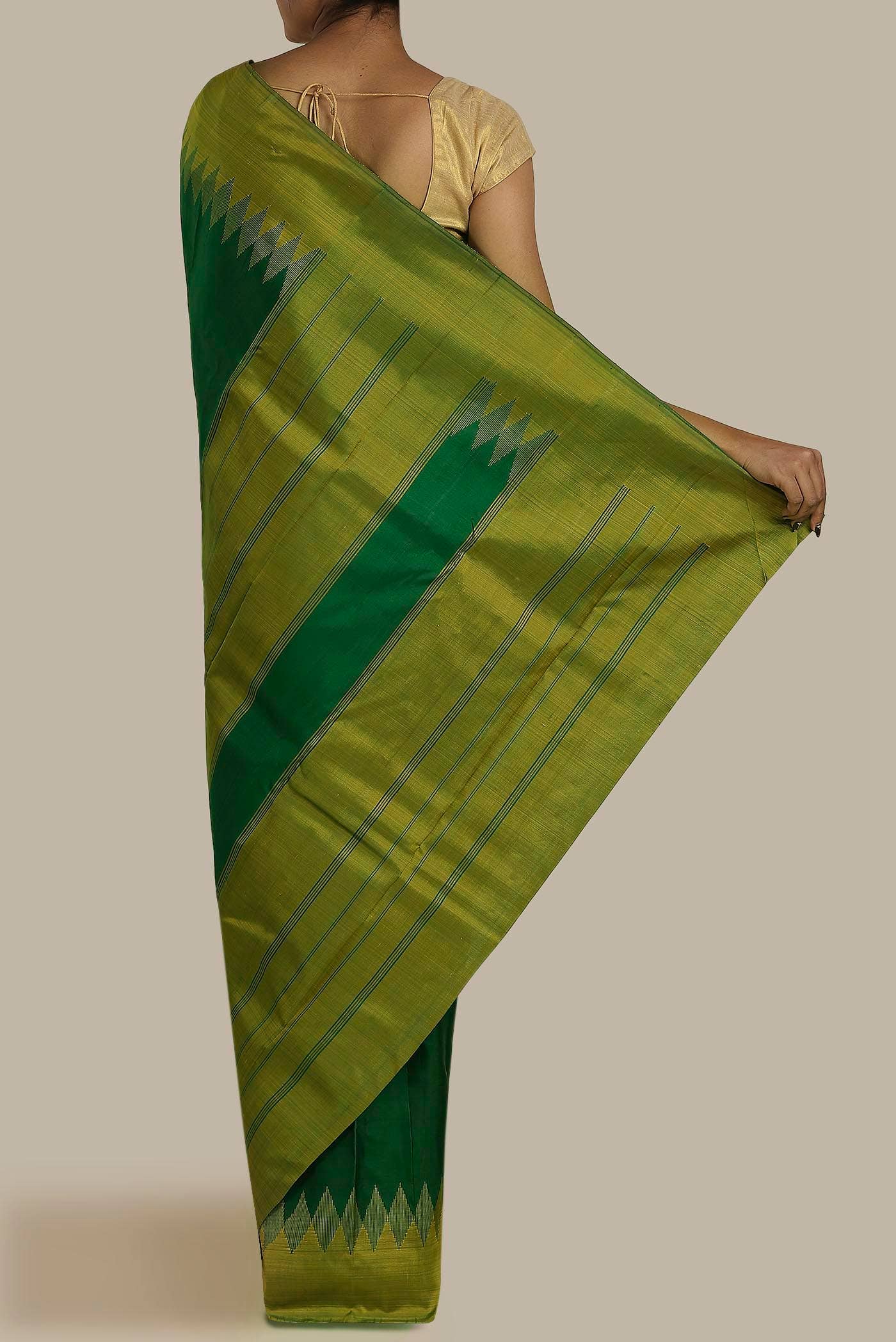 Green Kanchipuram Silk Saree
