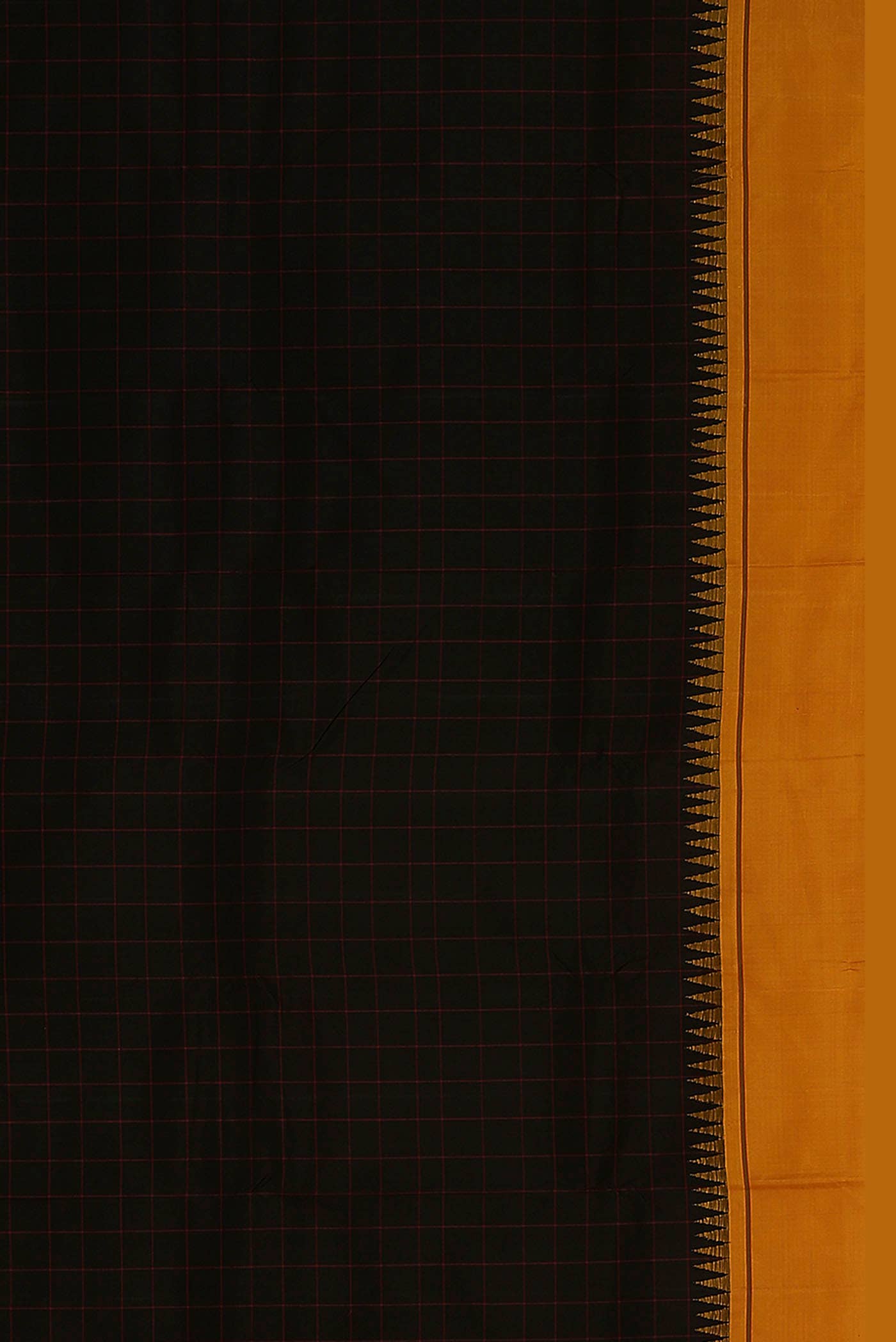 Black Kanchipuram Silk Saree