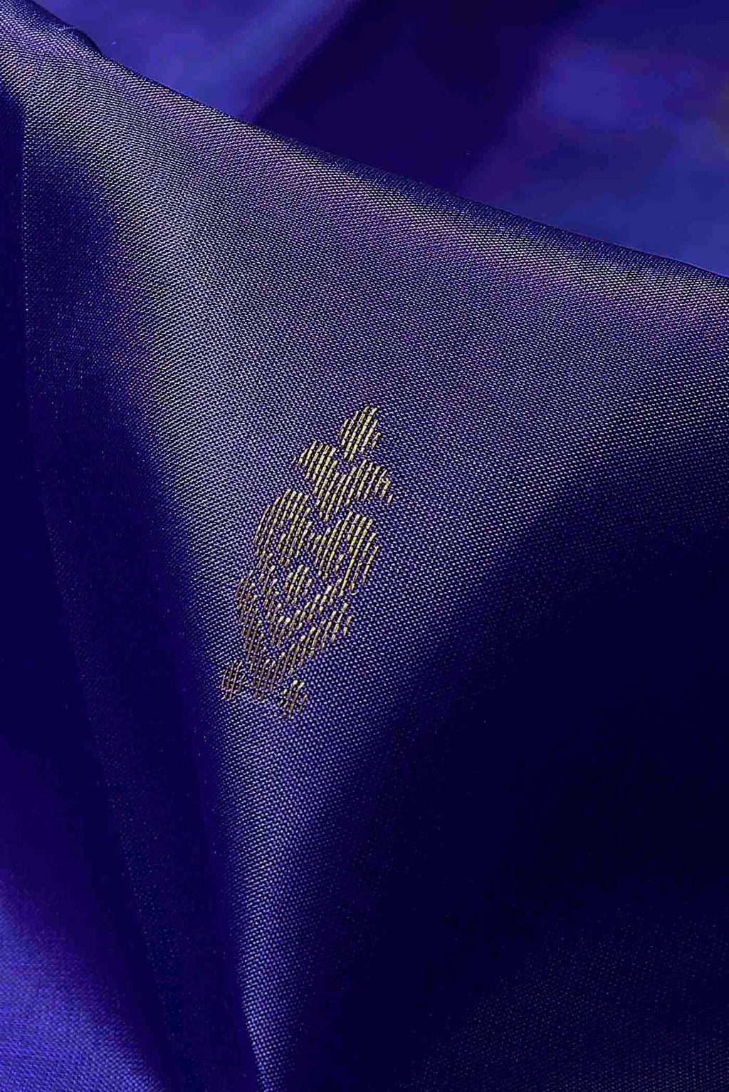 Blue Kanchipuram Silk Saree