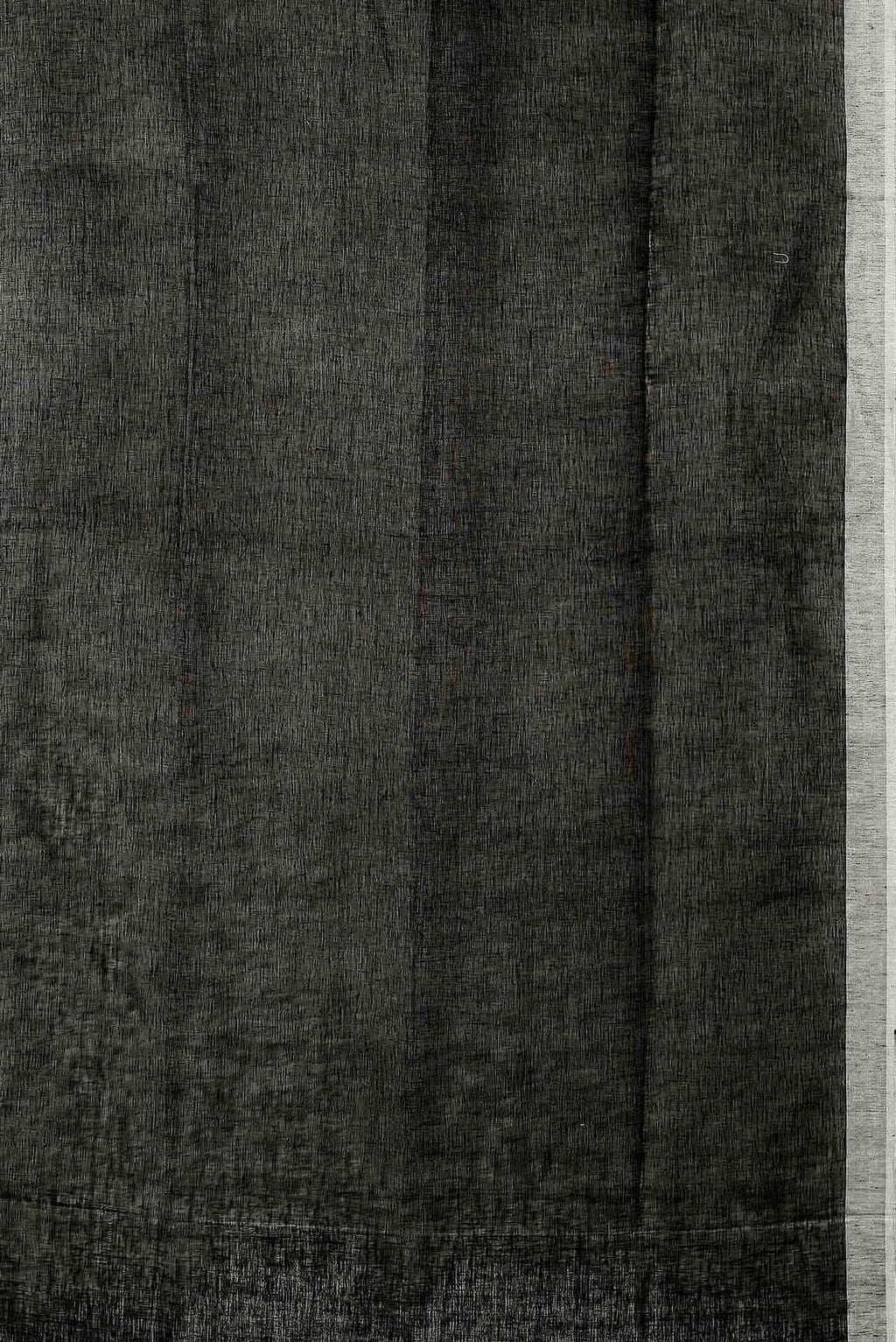 Black Linen Saree
