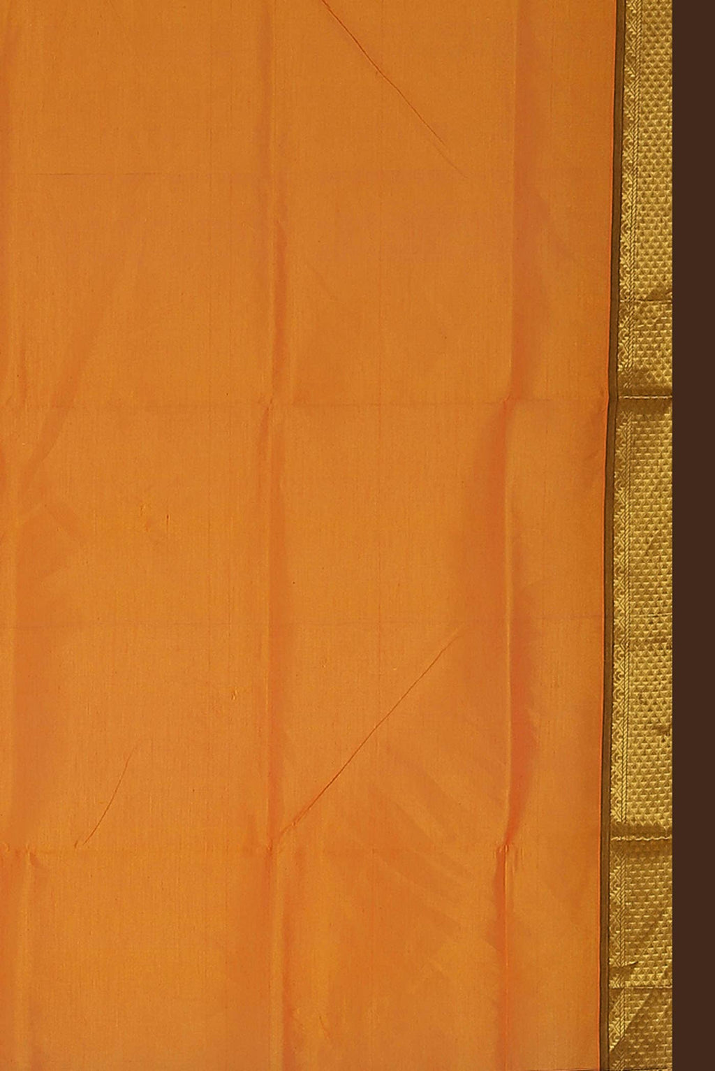 Orange Silk Cotton Saree