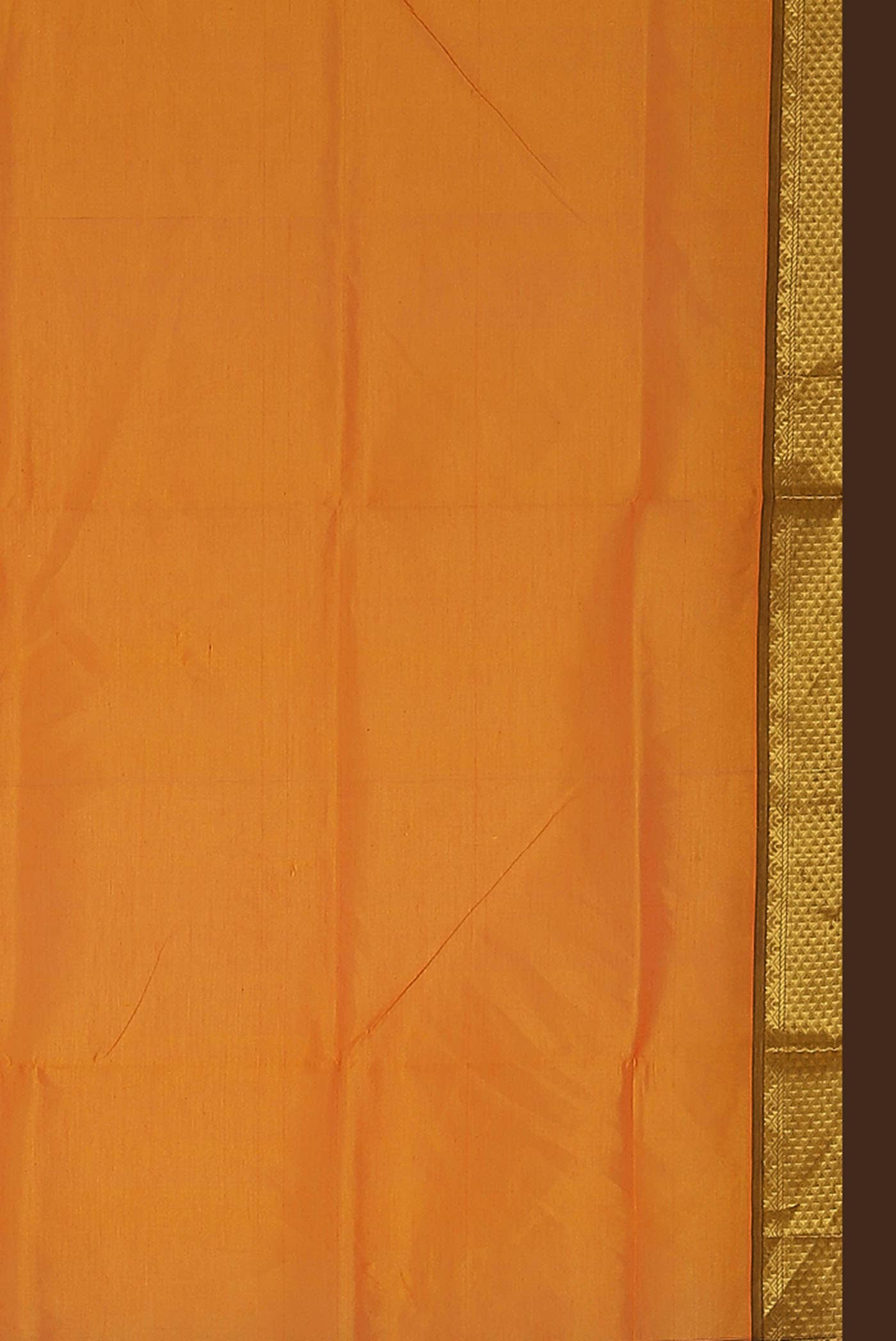 Orange Silk Cotton Saree