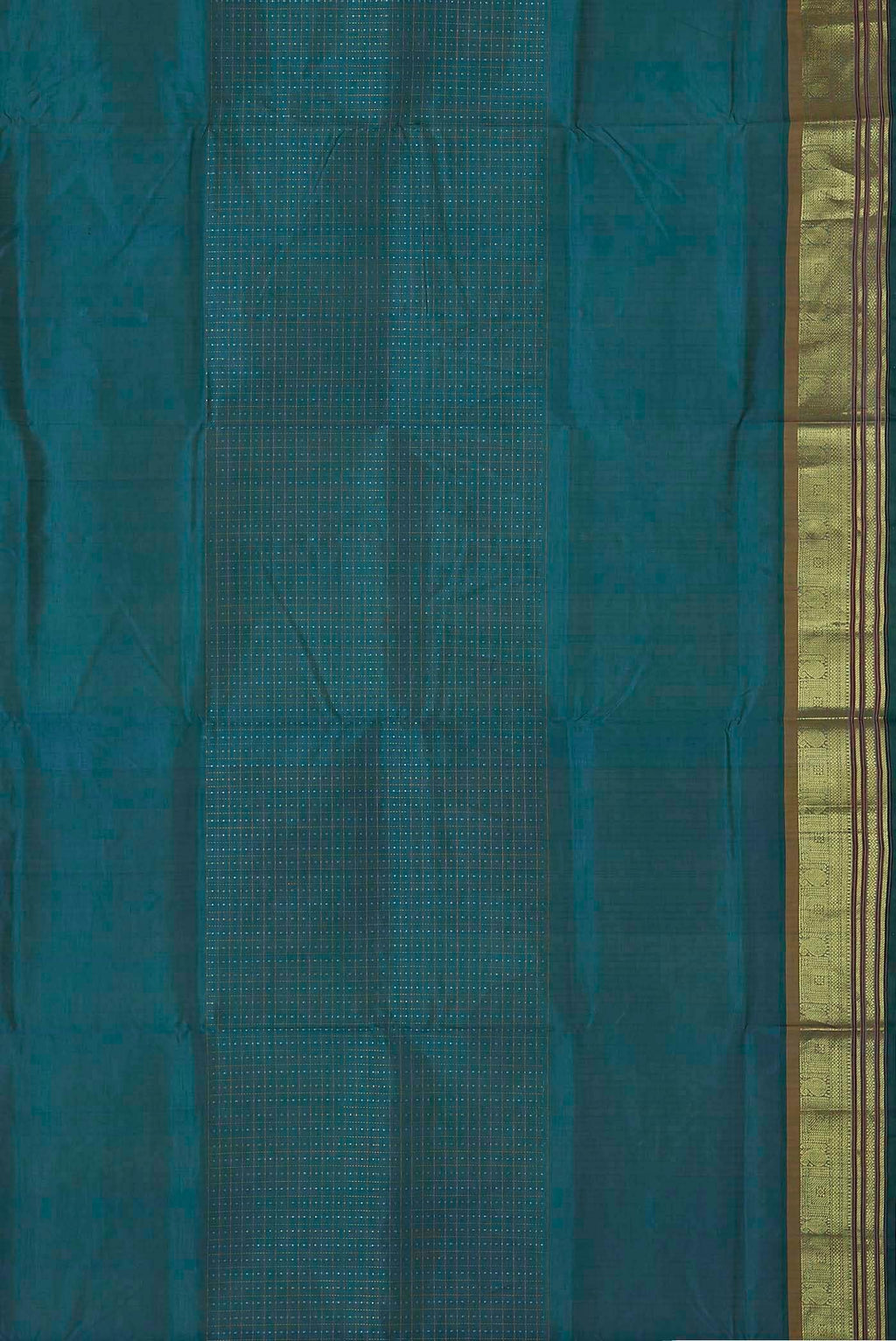 Blue Silk Cotton Saree