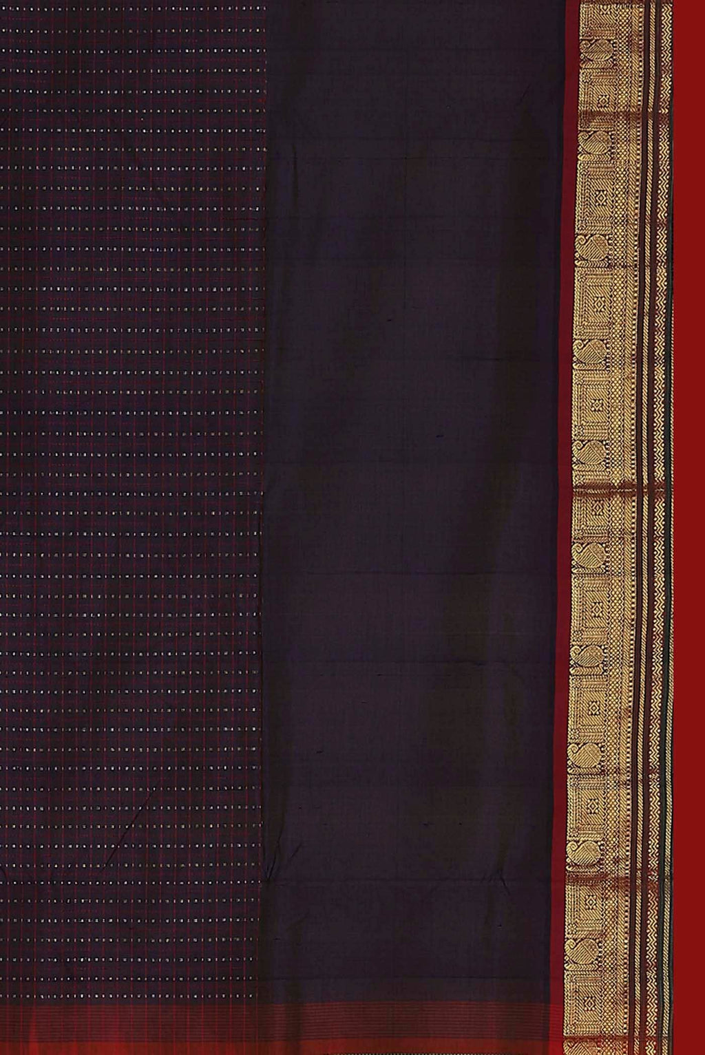 Blue Silk Cotton Saree