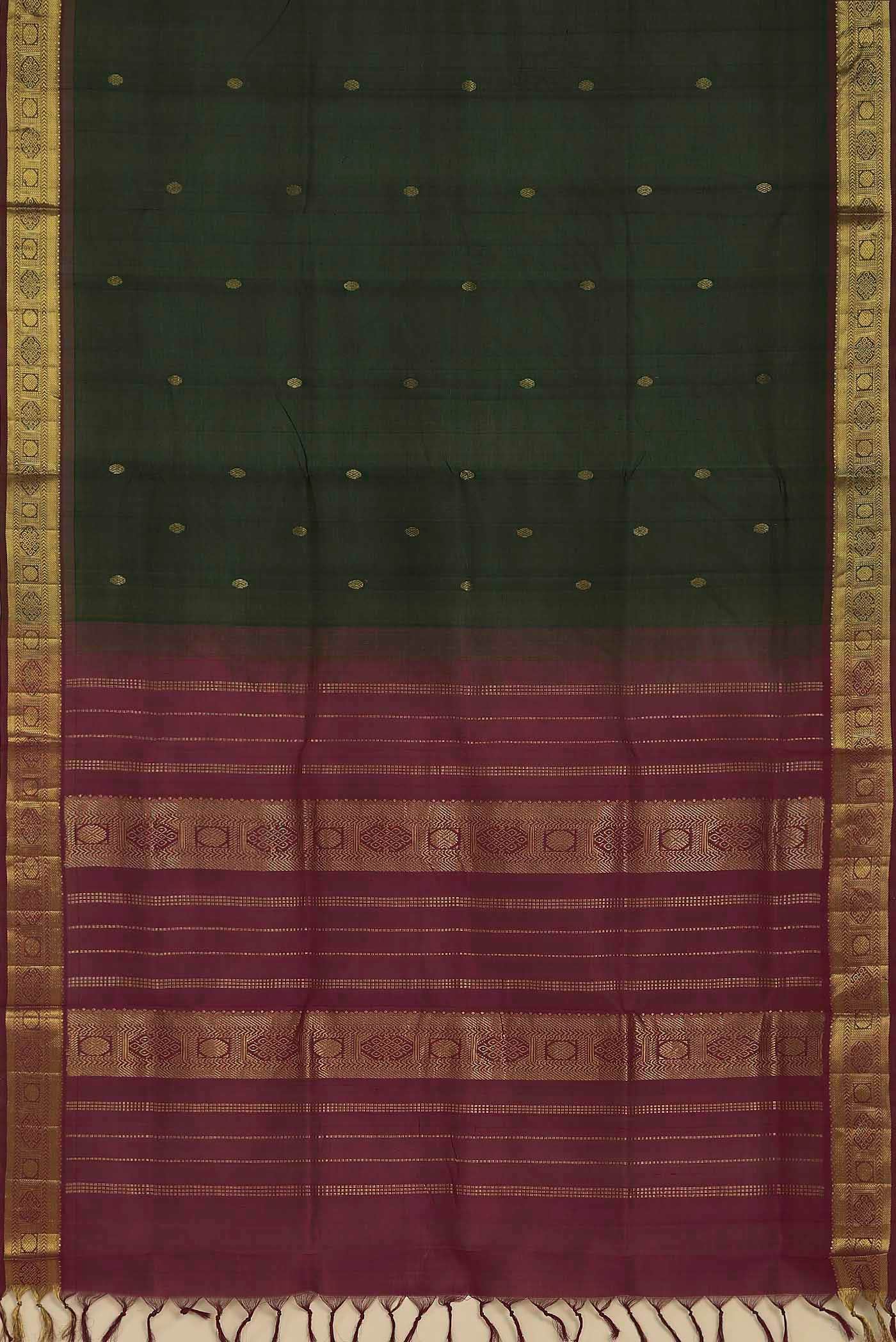 Black Silk Cotton Saree