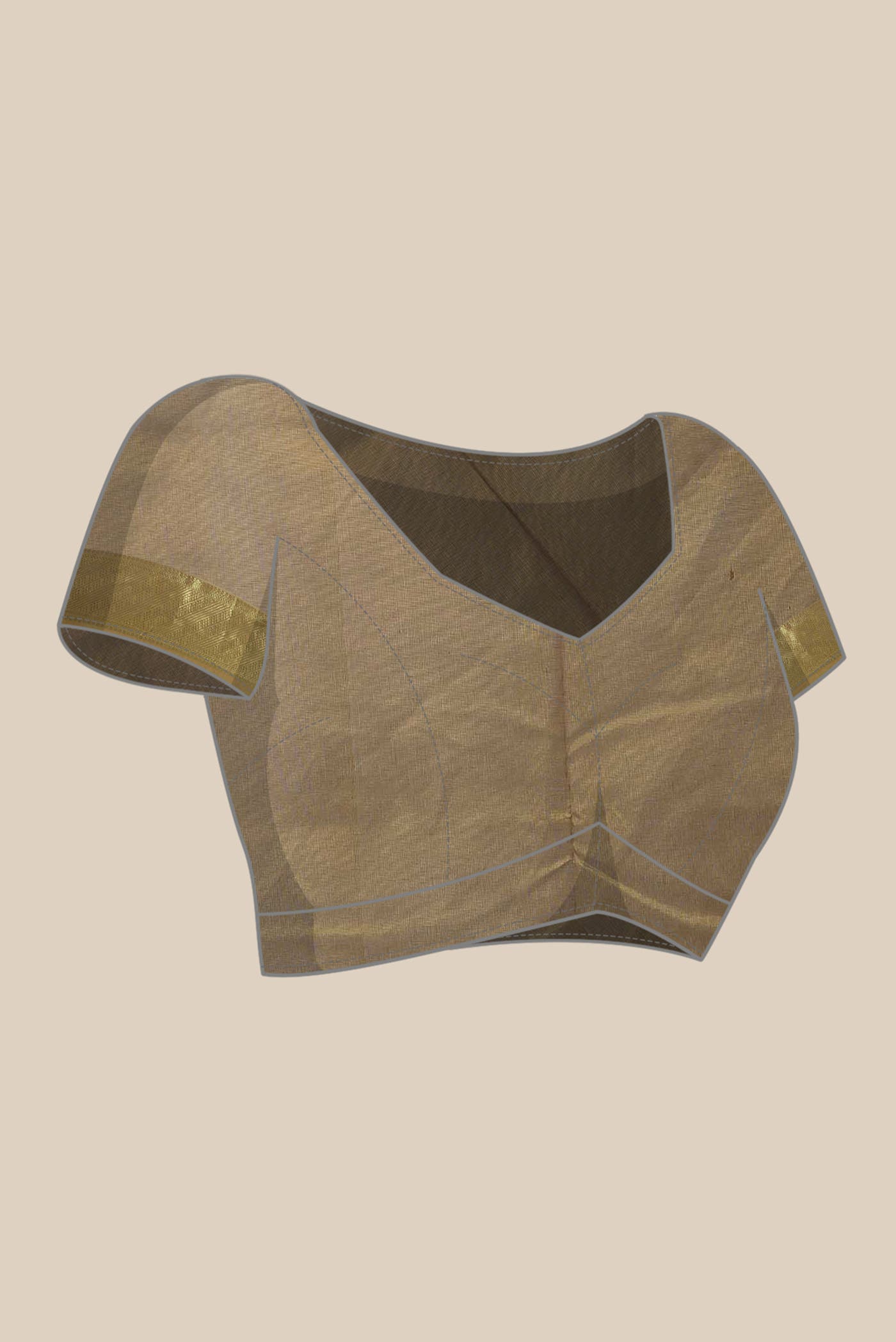 Rust Silk Cotton Saree