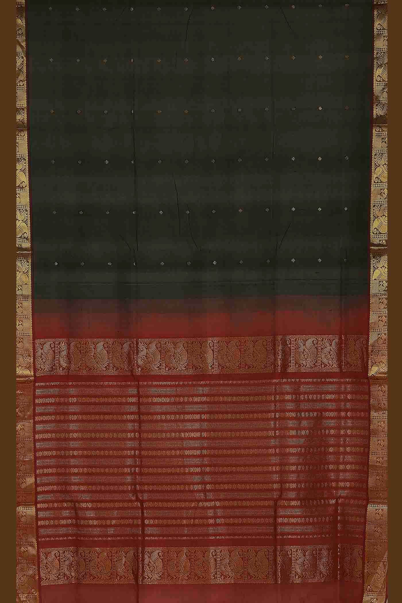 Black Silk Cotton Saree