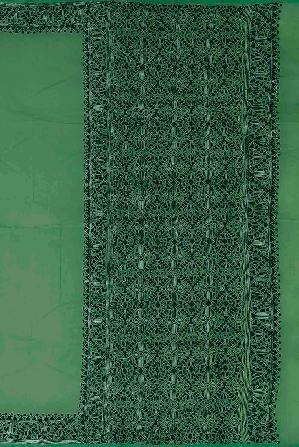 Green Bengal Cotton Saree