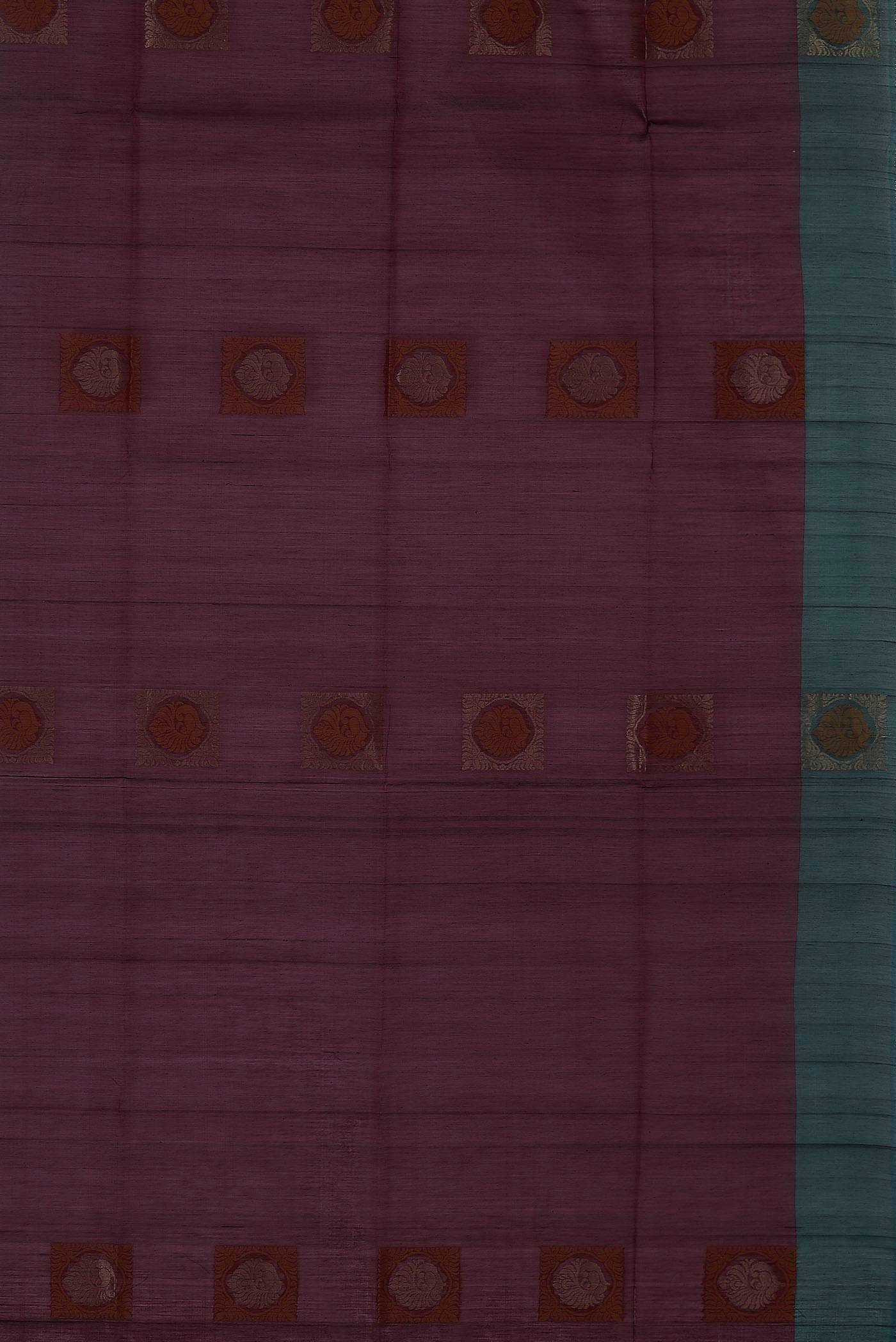 Purple Silk Cotton Saree