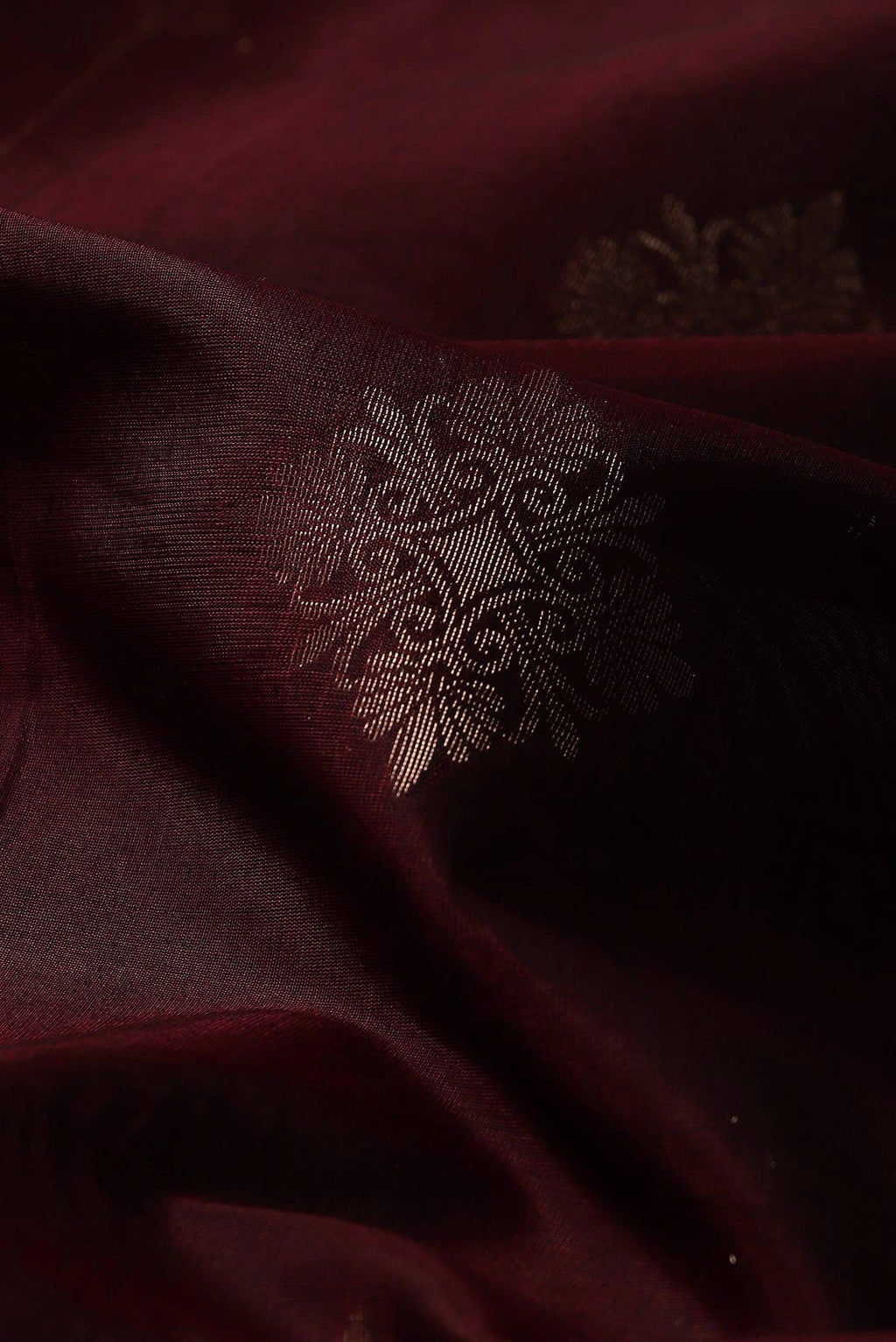Brown Silk Cotton Saree