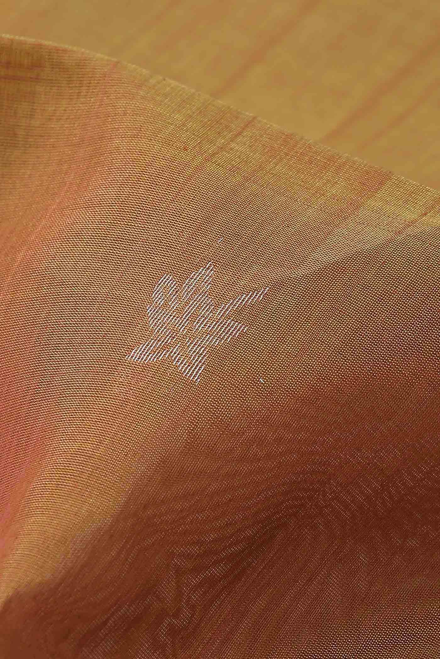 Mustard Silk Cotton Saree
