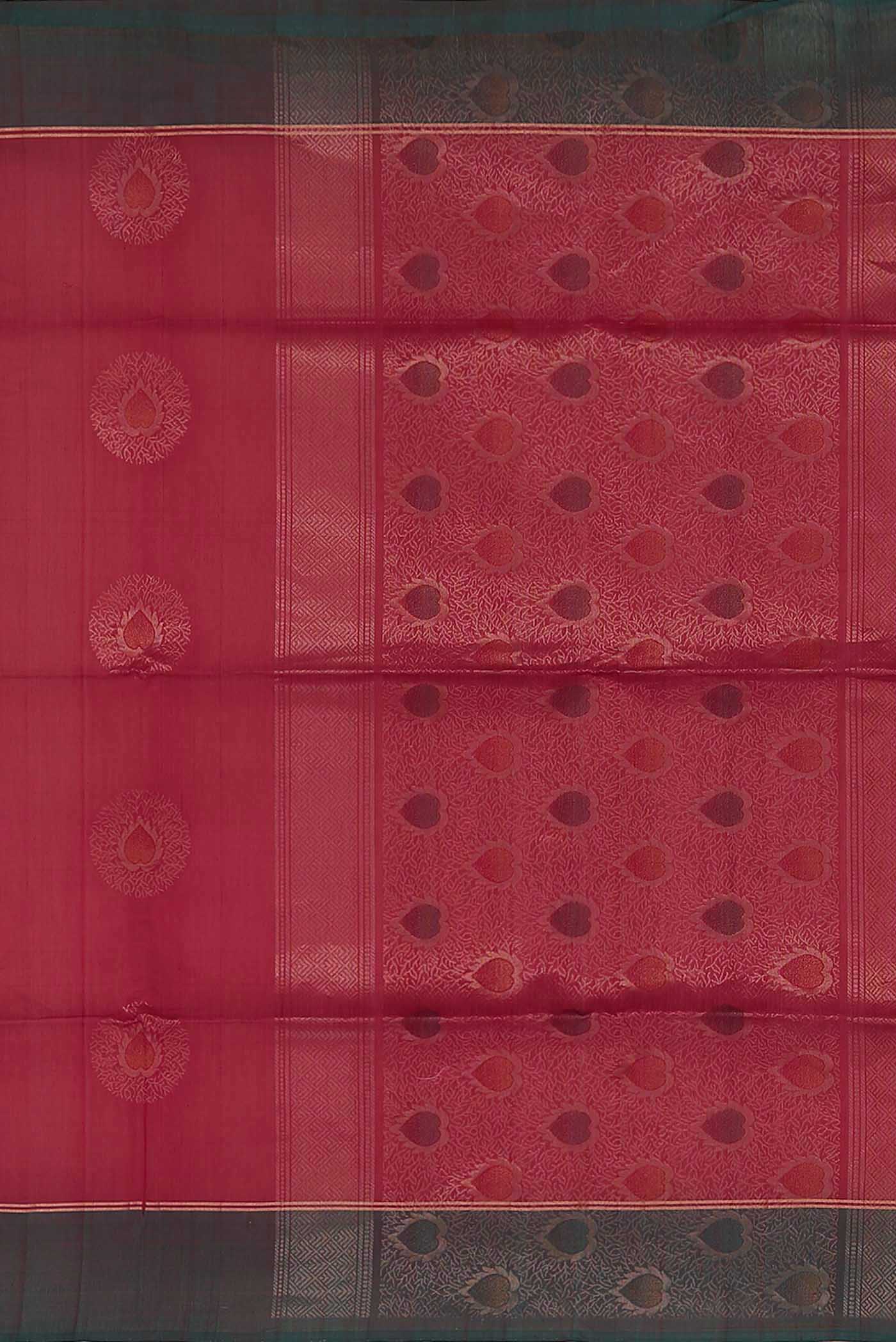 Red Silk Cotton Saree