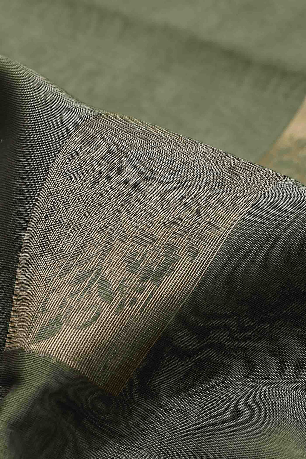 Grey Silk Cotton Saree