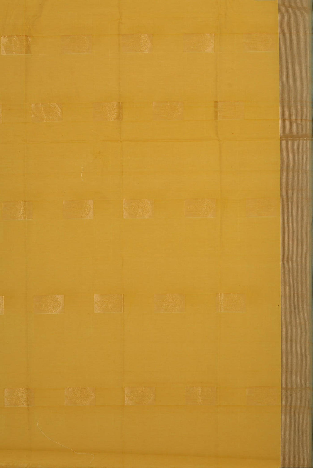 Yellow Silk Cotton Saree