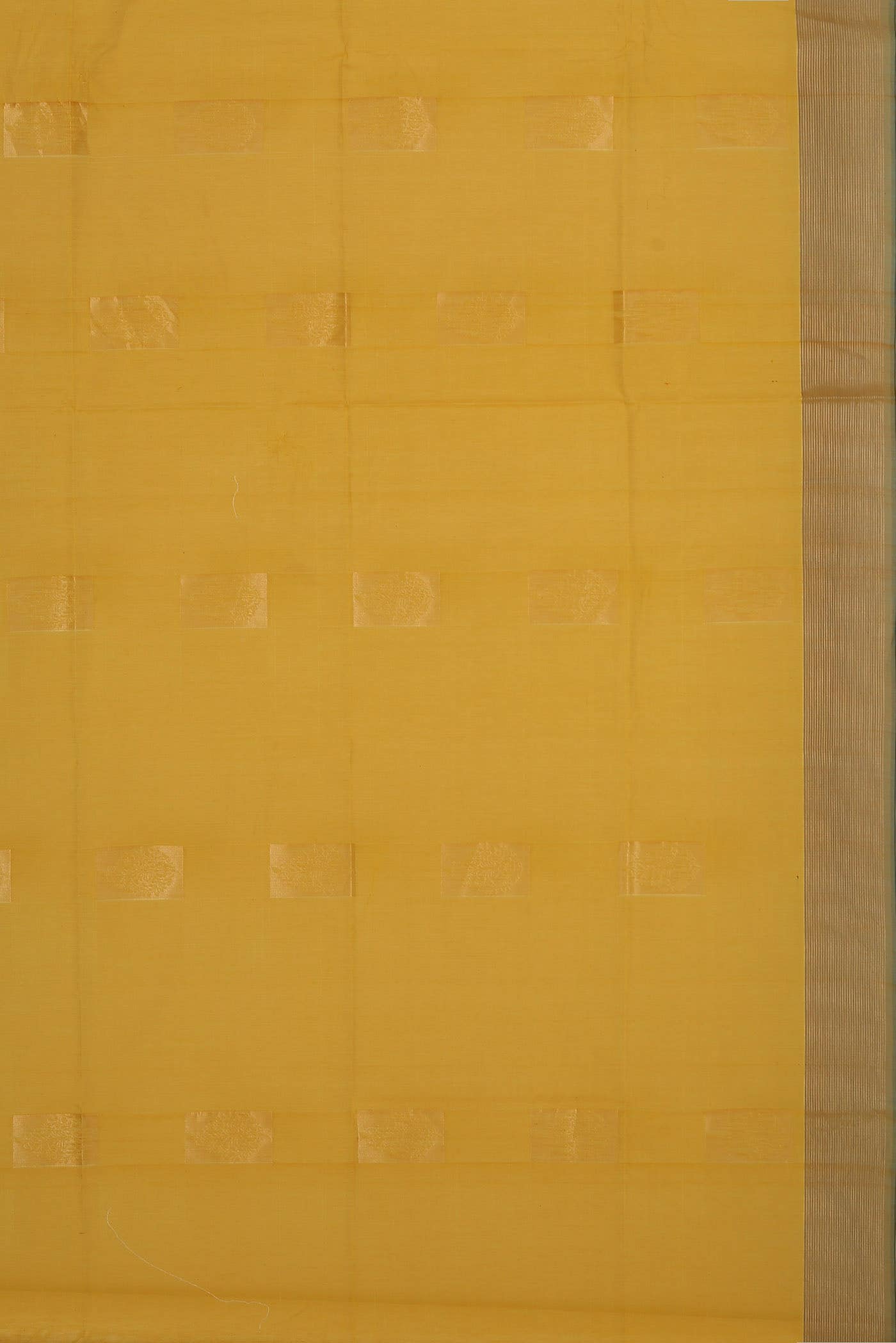 Yellow Silk Cotton Saree